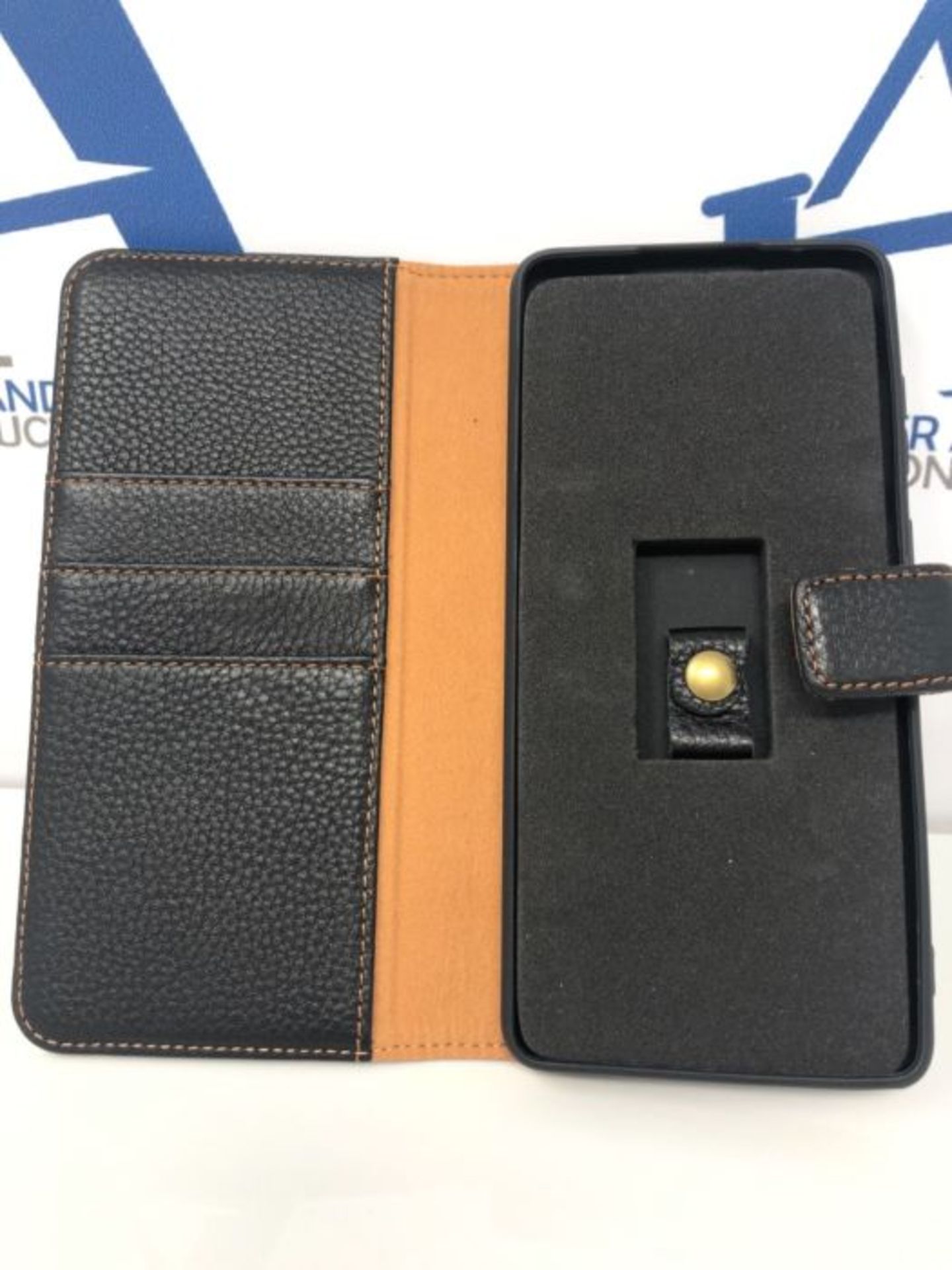 LENSUN Samsung Galaxy Note 10 Lite Leather Case, Flip Genuine Leather Wallet Phone Cas - Image 3 of 3