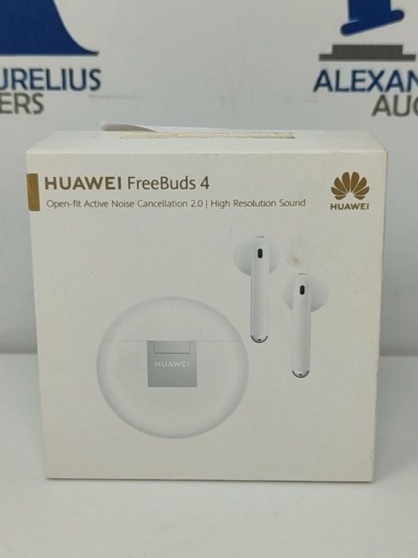 RRP £108.00 HUAWEI FreeBuds 4 - Wireless Bluetooth Open-fit Earphones with Hybrid Active Noise Can - Image 2 of 3