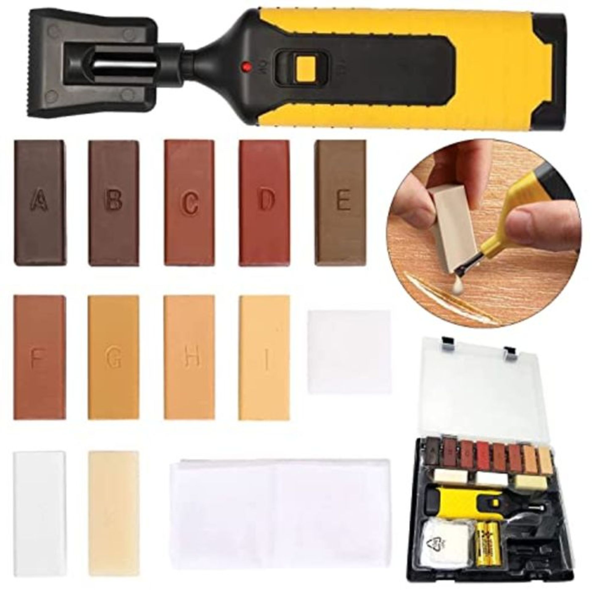 Laminate Floor Repair Kit, Laminate Floor Scratches Chips Remover Repair, 11 Colors Wa