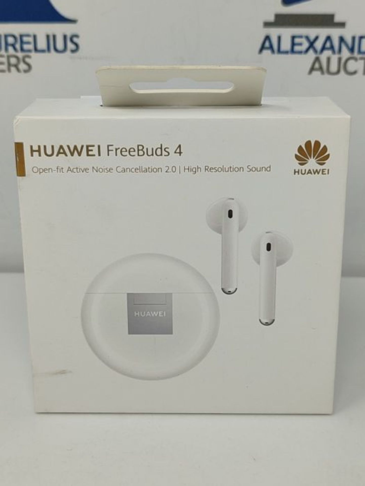 RRP £108.00 HUAWEI FreeBuds 4 - Wireless Bluetooth Open-fit Earphones with Hybrid Active Noise Can - Image 2 of 3