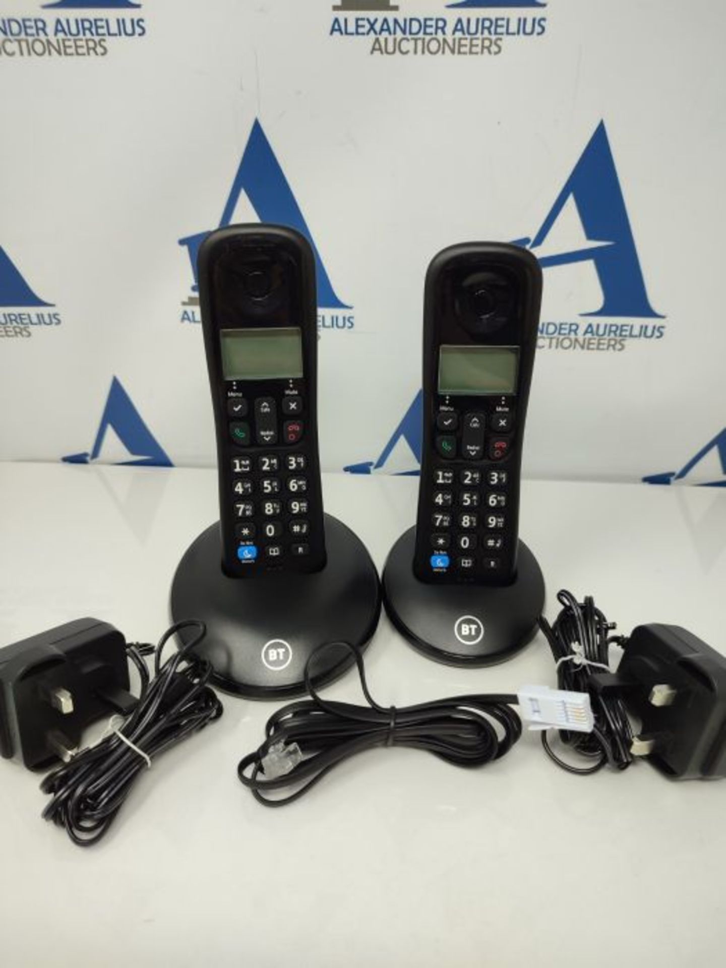 BT Everyday Cordless Home Phone with Basic Call Blocking, Twin Handset Pack - Image 2 of 2