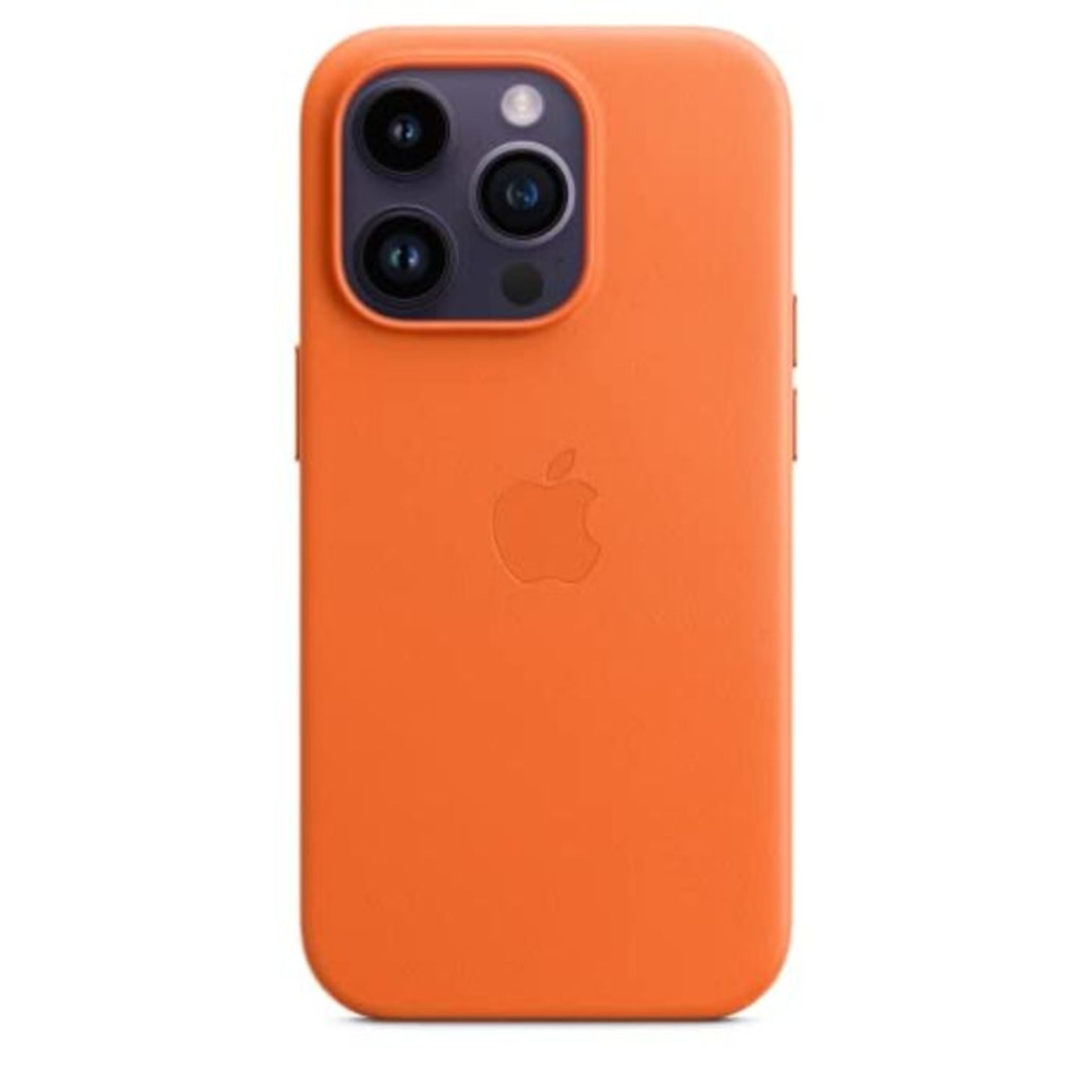 RRP £59.00 Apple iPhone 14 Pro Leather Case with MagSafe - Orange