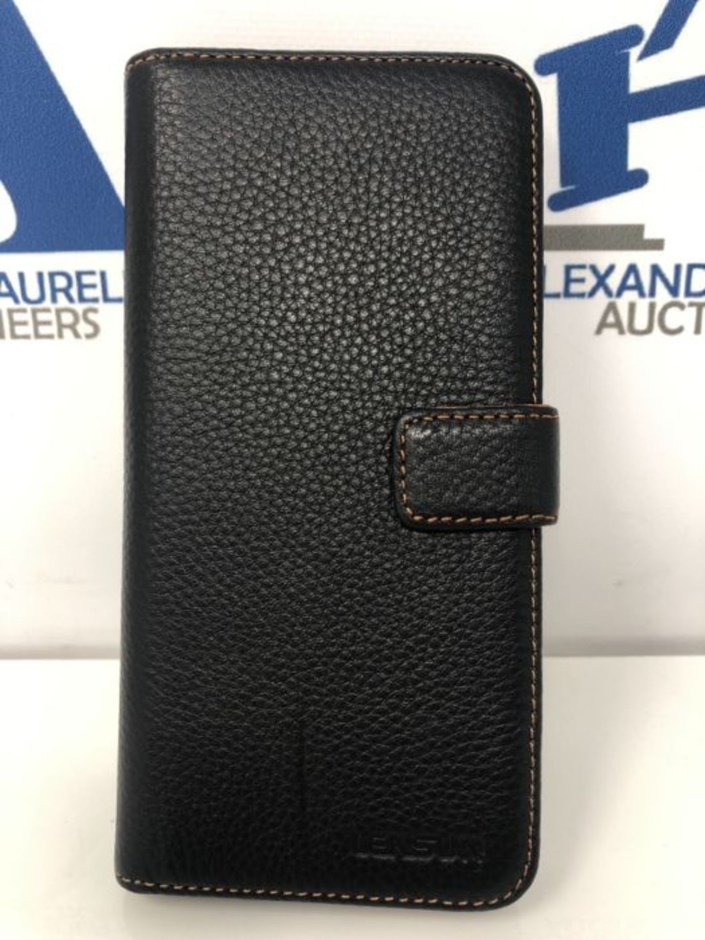 LENSUN Samsung Galaxy Note 10 Lite Leather Case, Flip Genuine Leather Wallet Phone Cas - Image 2 of 3