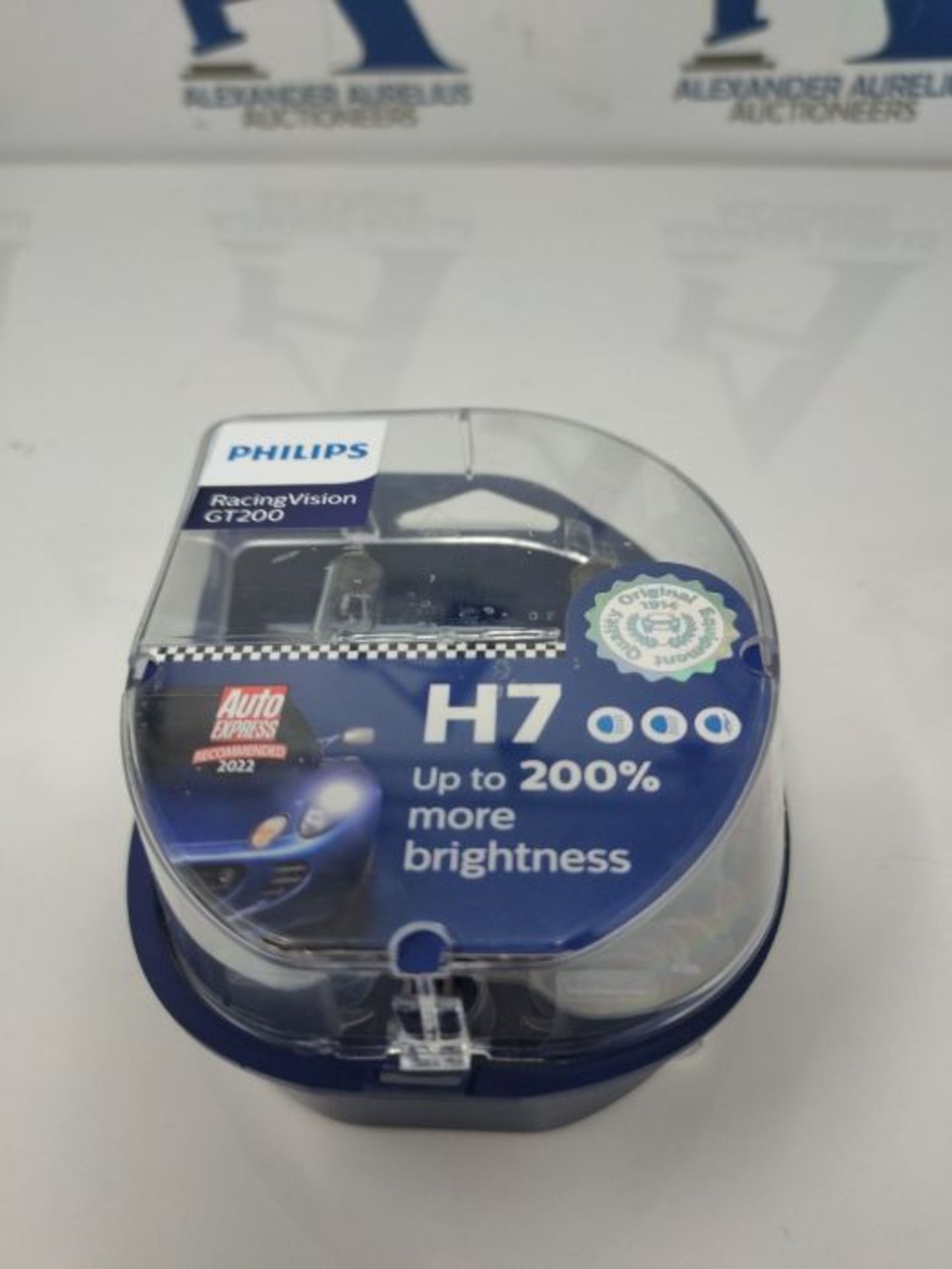 Philips Racing Vision GT200 H7 Headlight Bulb +200%, Double Set, - Image 2 of 3