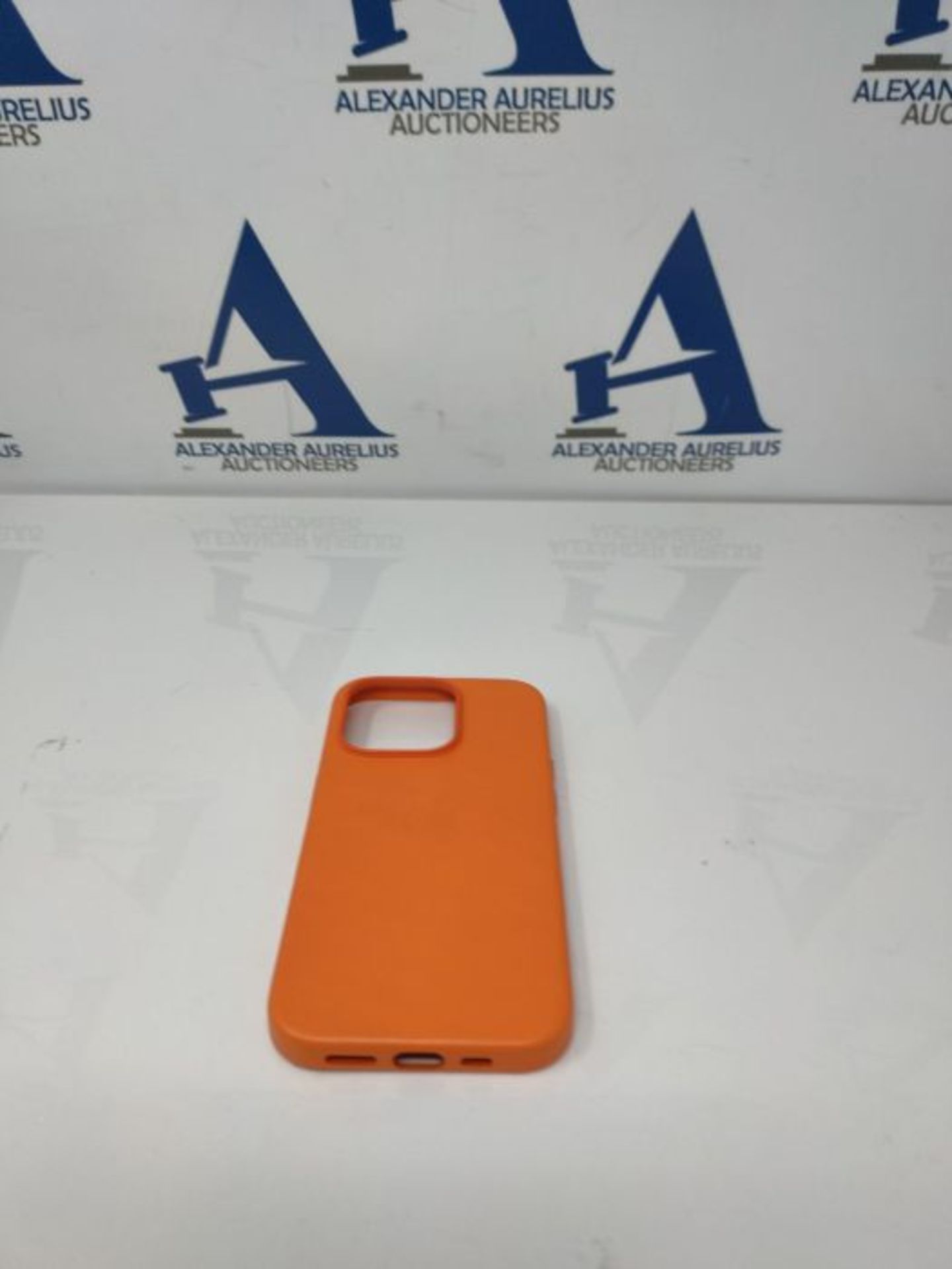 RRP £59.00 Apple iPhone 14 Pro Leather Case with MagSafe - Orange - Image 2 of 2