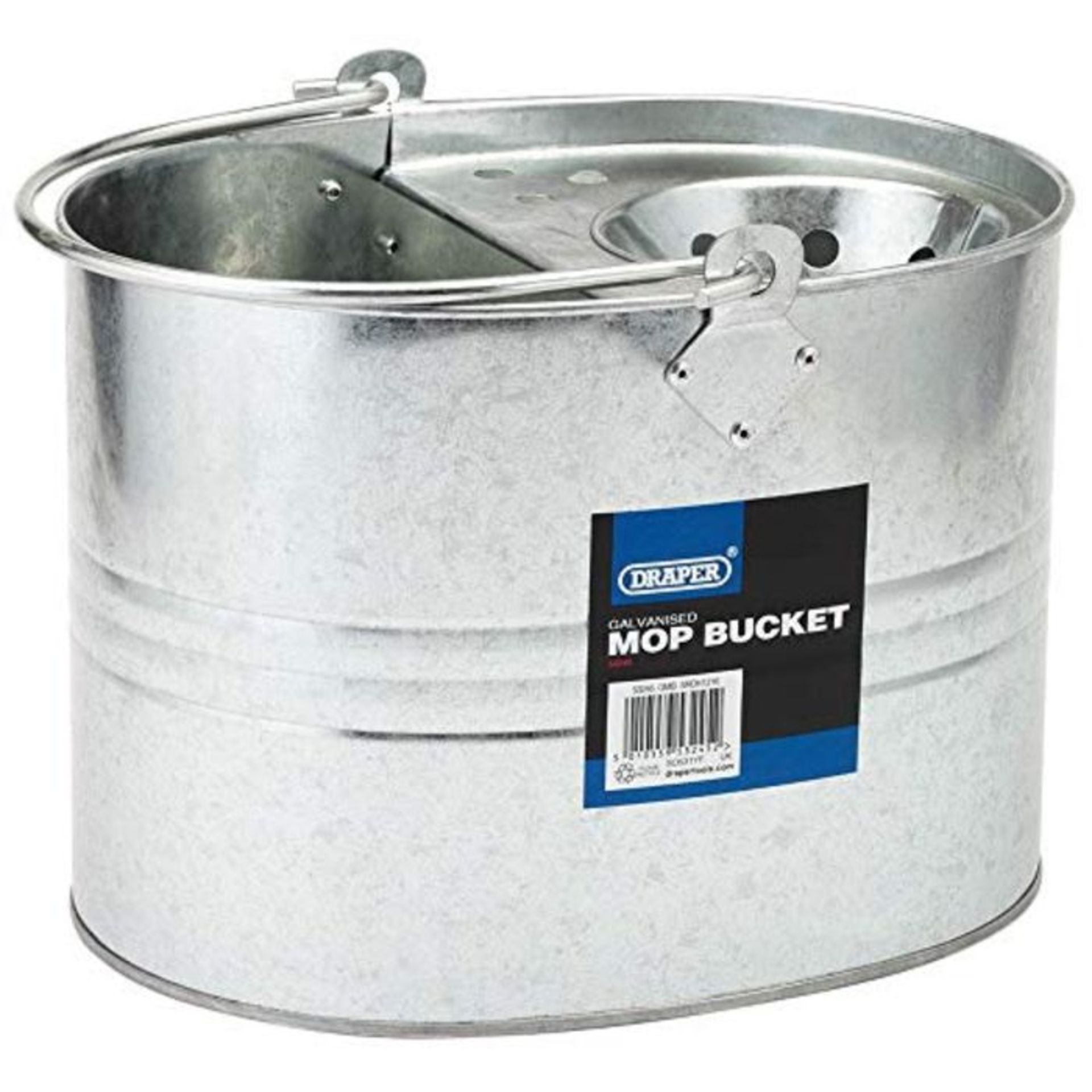 Draper 53245 Galvanised Mop Bucket , Blue