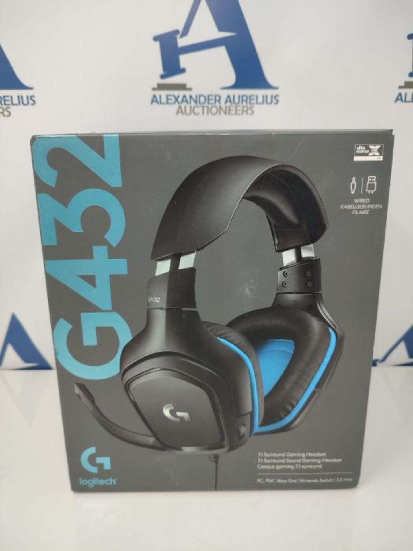 Logitech G432 Wired Gaming Headset, 7.1 Surround Sound, DTS Headphone:X 2.0, 50 mm Aud - Image 2 of 3