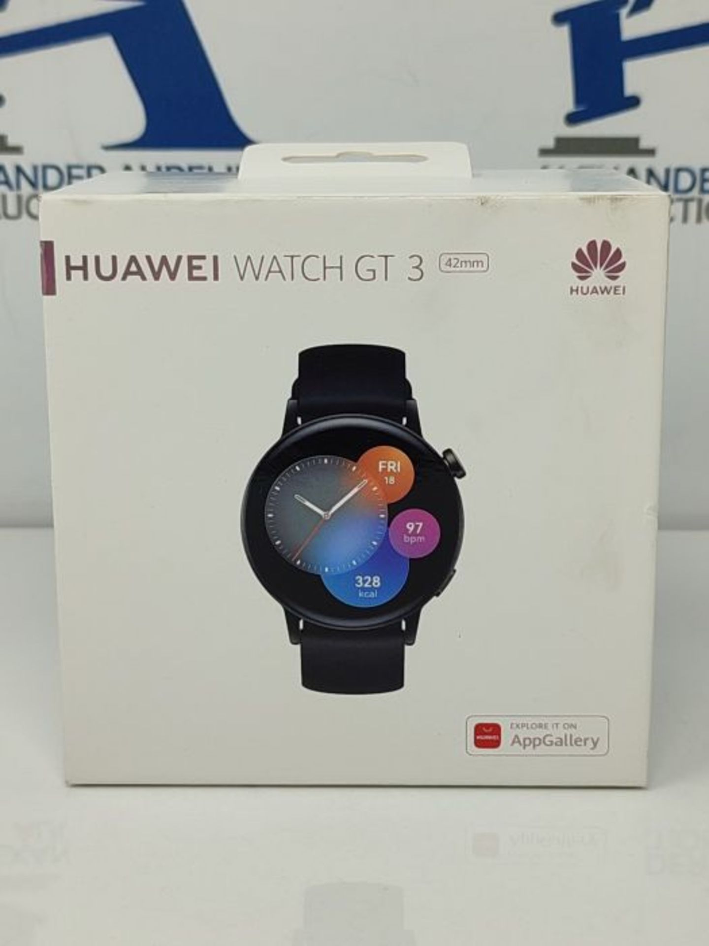 RRP £209.00 [INCOMPLETE] [CRACKED] HUAWEI 55027152 WATCH GT 3 42 mm Smartwatch, 2 Weeks' Battery L - Image 2 of 3