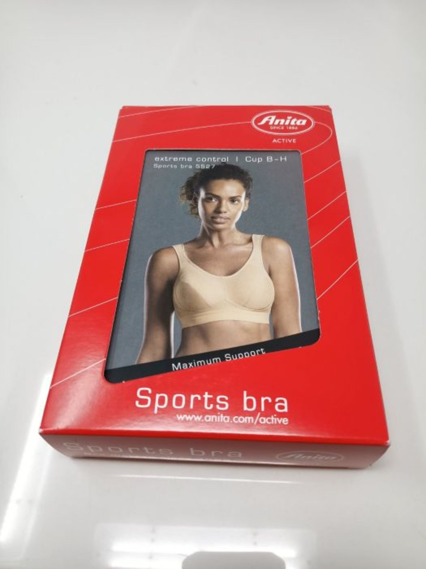 RRP £54.00 Anita Women's Non-Wired Sports Bra Extreme Control 5527 Desert 38 E - Image 2 of 3