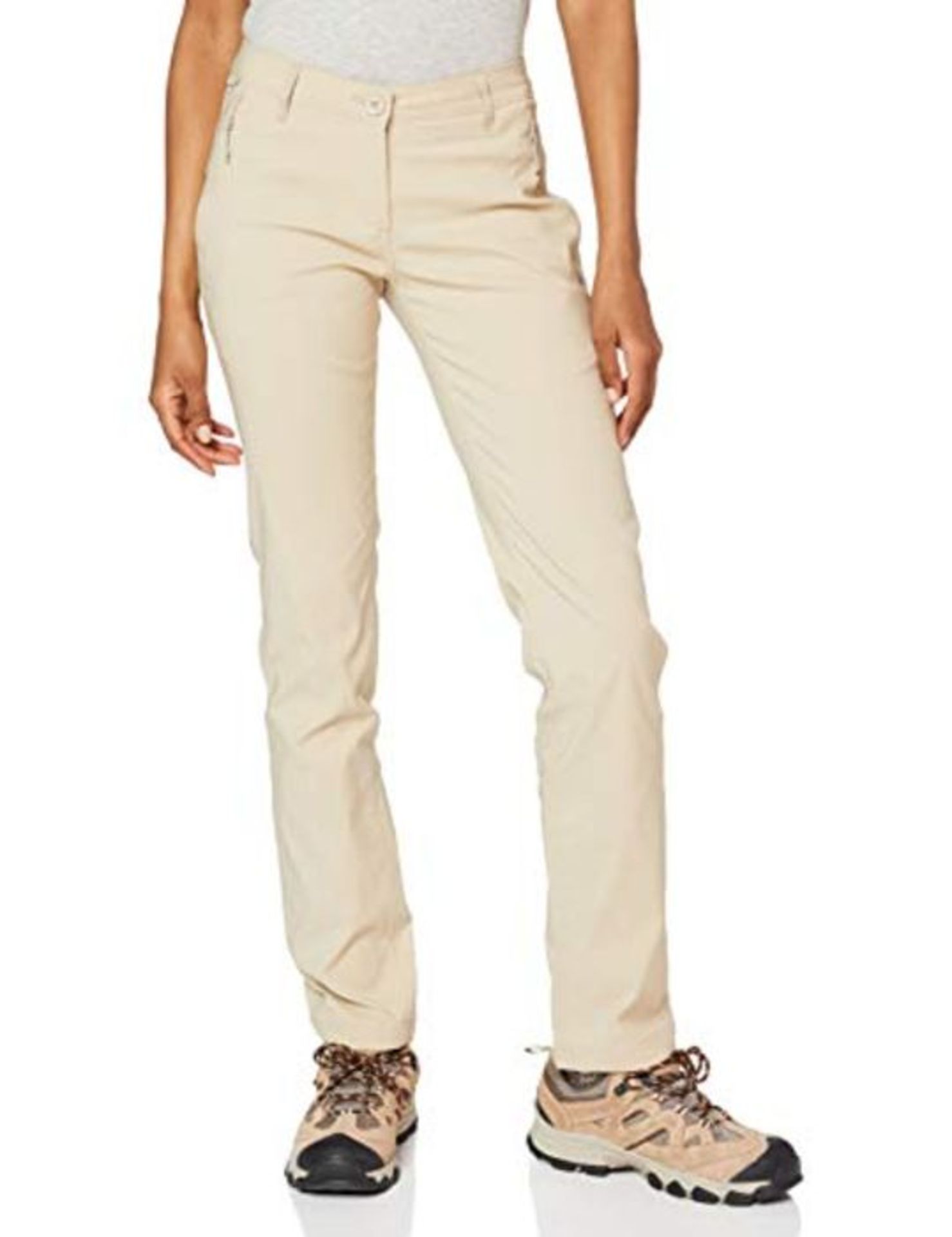 Craghoppers Women's Kiwi Pro Trs Hiking Pants, Desert Sand, 16 SHORT