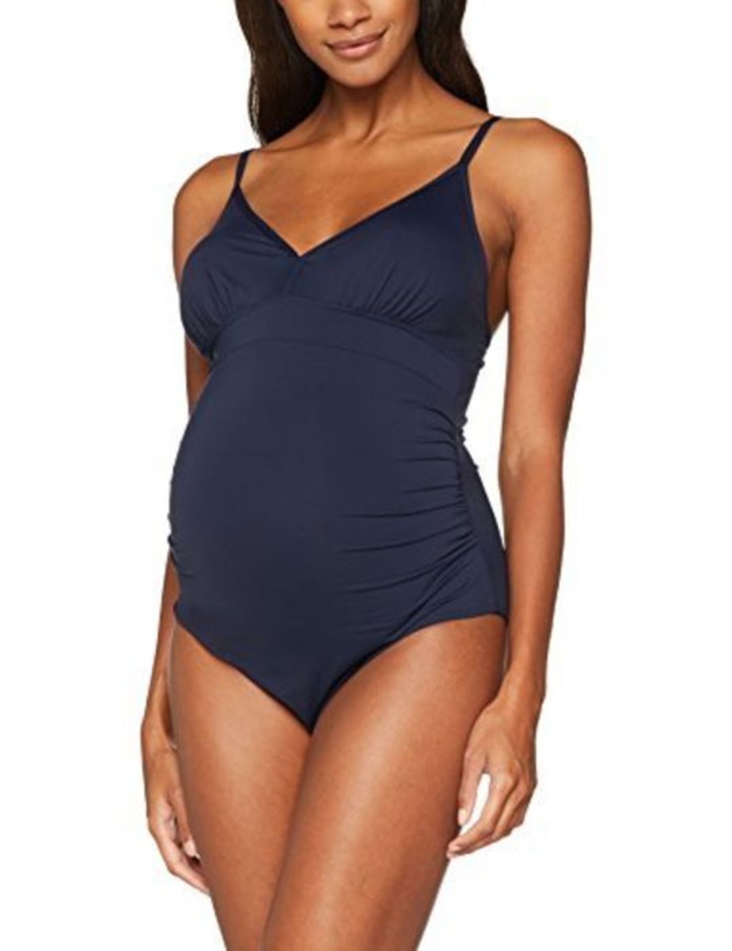 Esprit Maternity Women's M84850 Maternity Swimsuit, Blue (Night Blue 486), XS-S