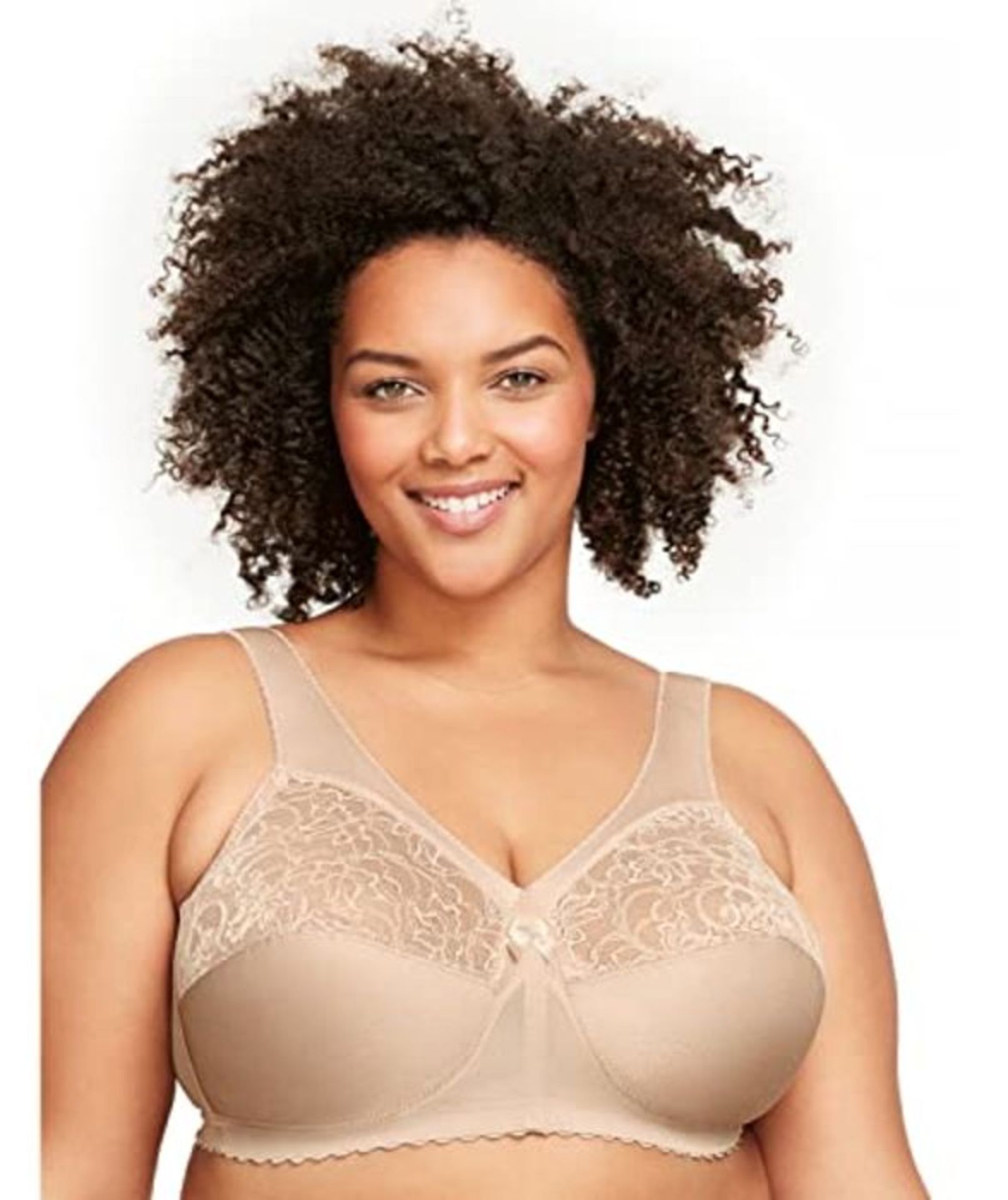 RRP ?55.00 Glamorise Damen MagicLift-st??tz-BH Klassik BH, Braun (Haut), 95D EU