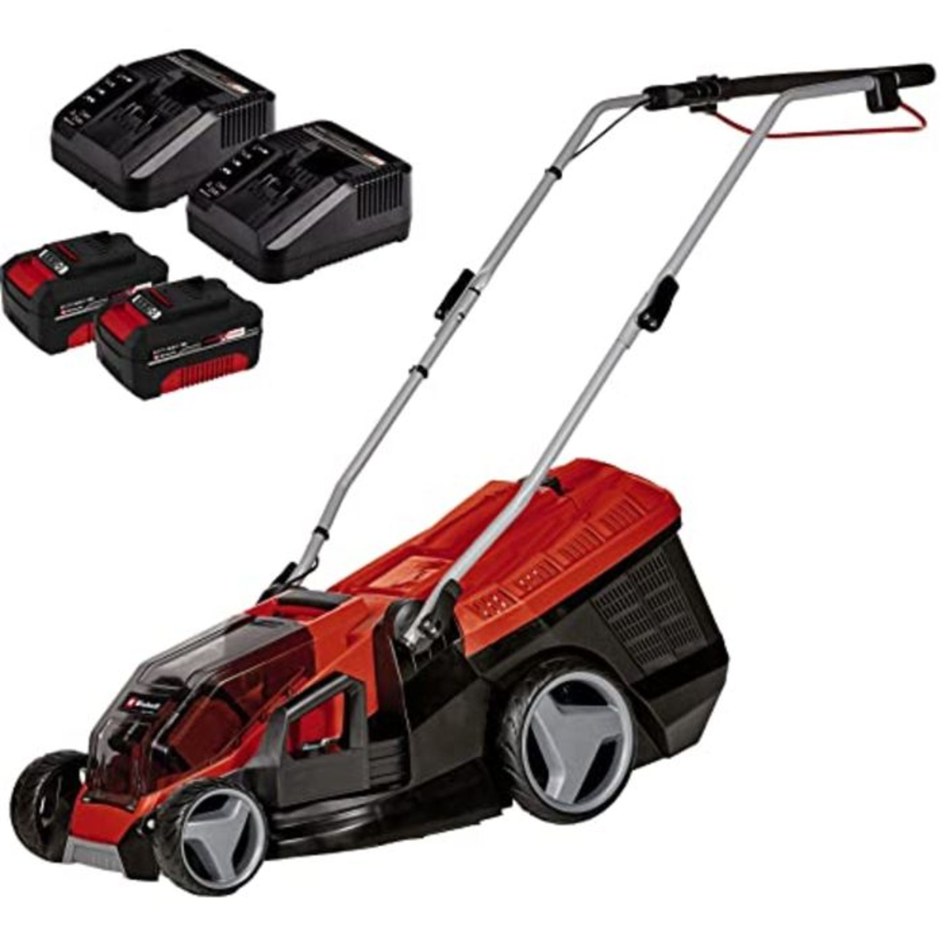 RRP £256.00 Einhell Akku Rasenm·her GE-CM 36/36 Li Kit (Li-Ion, 36 V, 6-stufige zentrale Schnitth