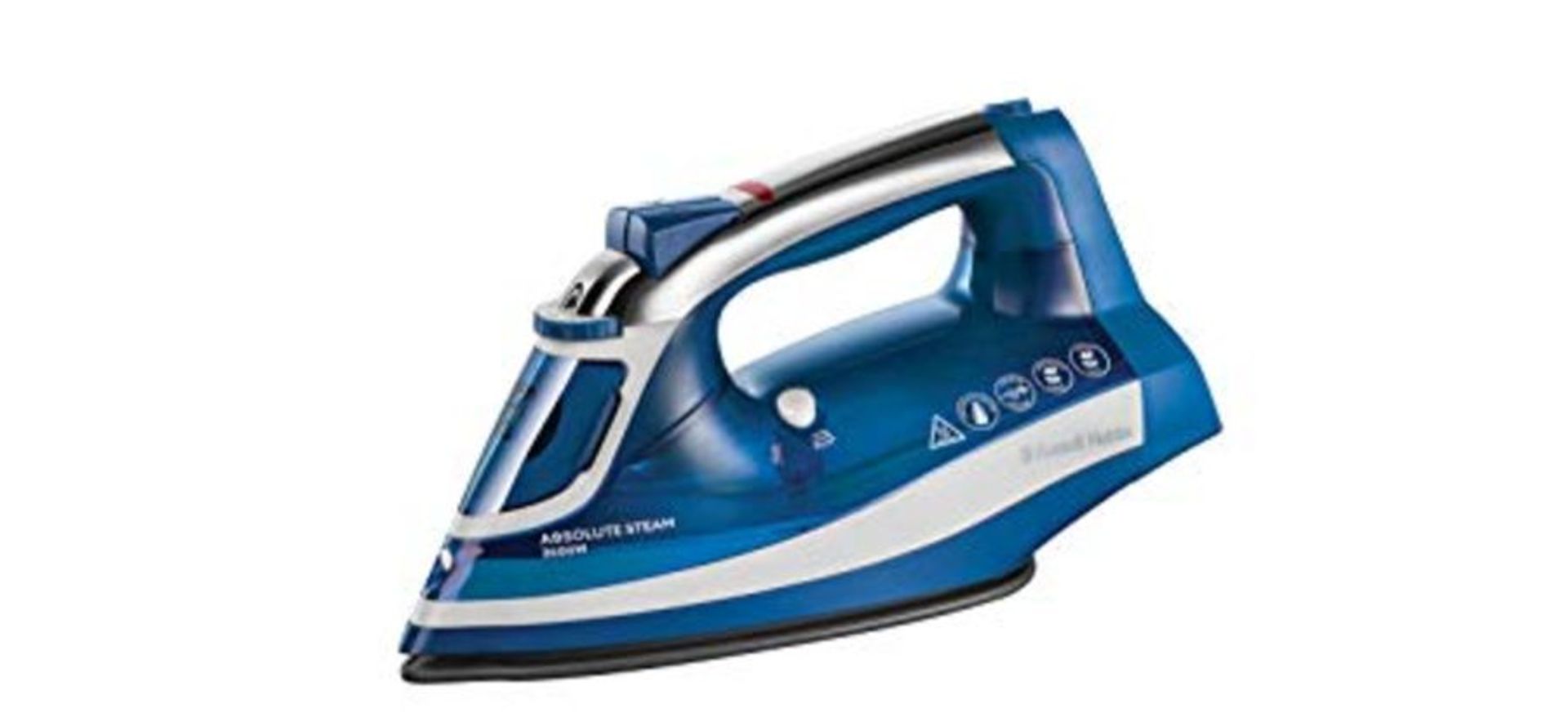 Russell Hobbs 25900 Absolute Steam Iron with Anti-Calc and Self Clean Functions, 2600