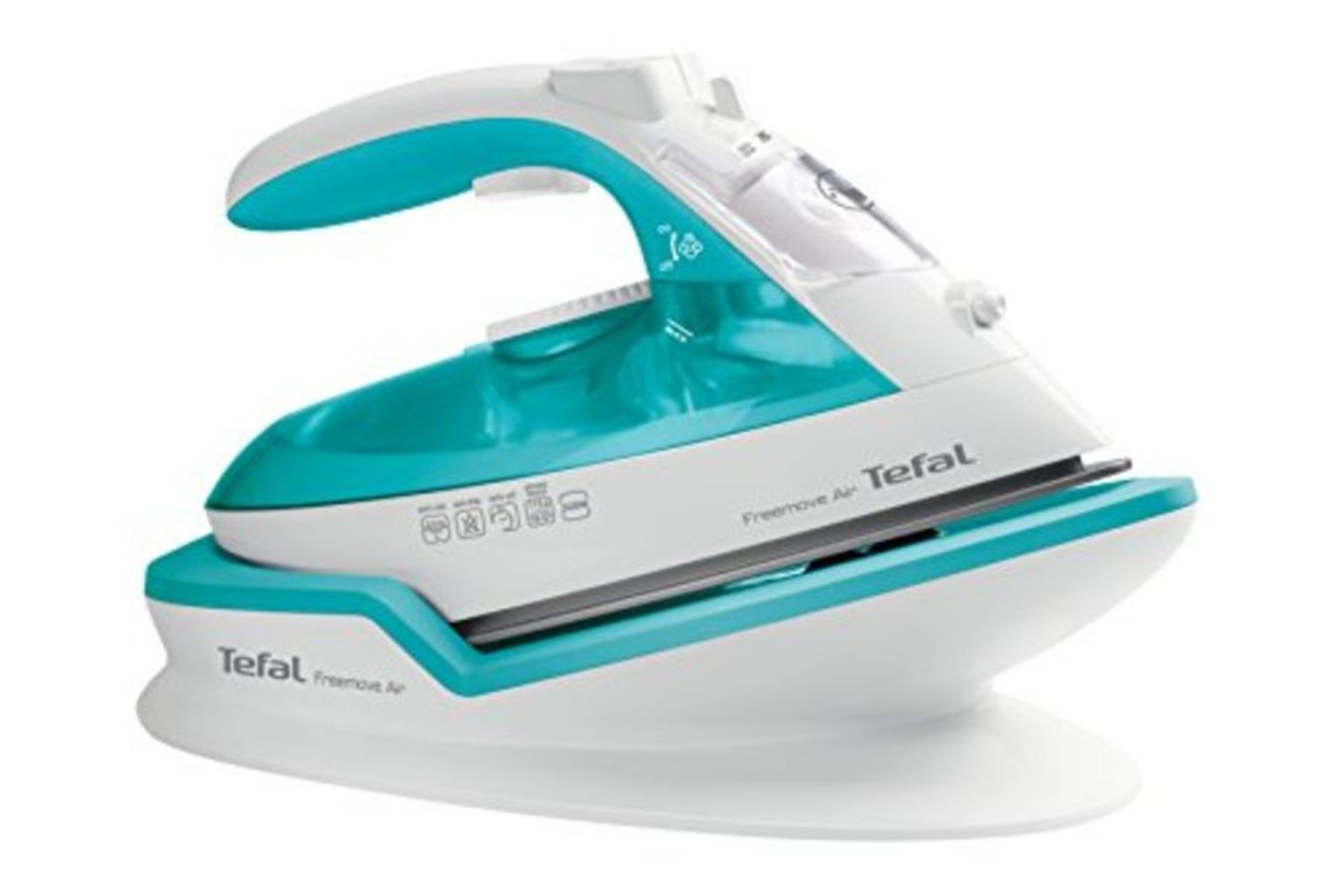 RRP £52.00 Tefal Cordless Steam Iron, Freemove Air, 2400 W, Blue, FV6520G0, 0.25L