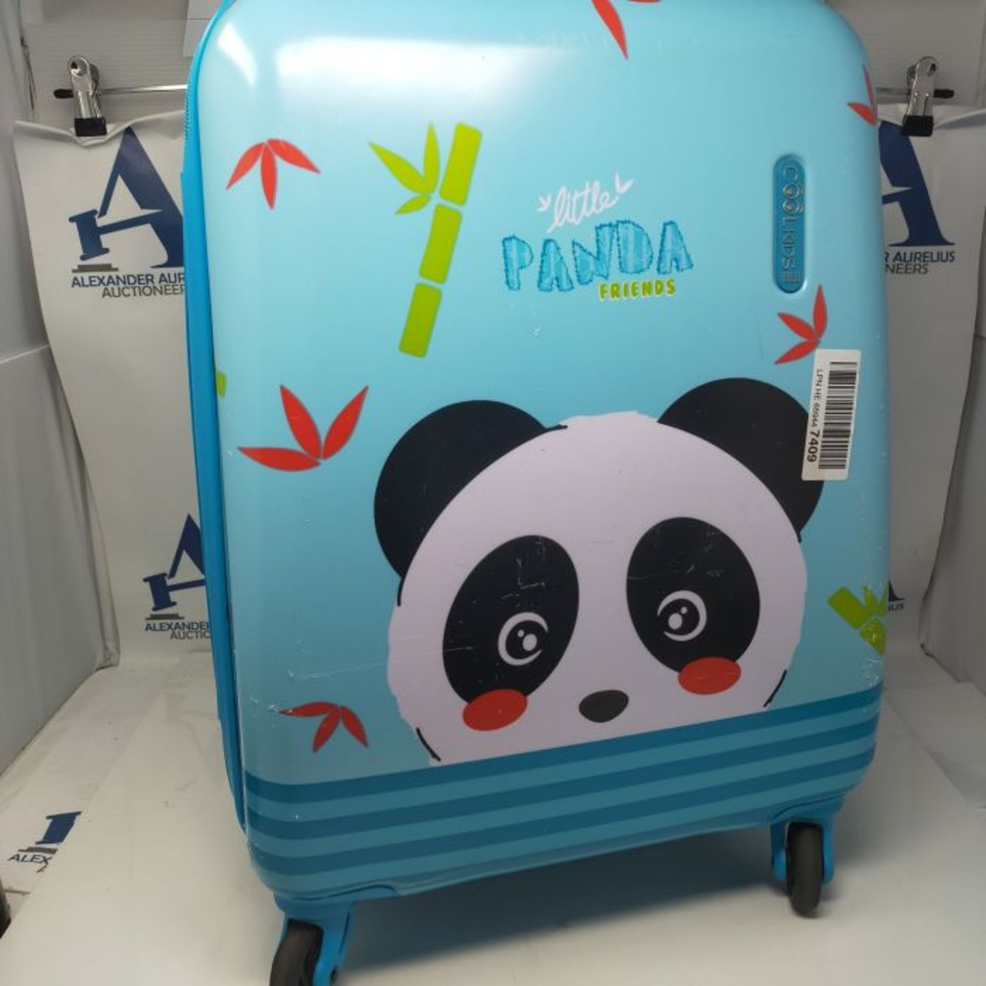 PERLETTI Panda Children Luggage Carry On - ABS Hard Shell Suitcase for Little Boy - Tr - Image 2 of 3