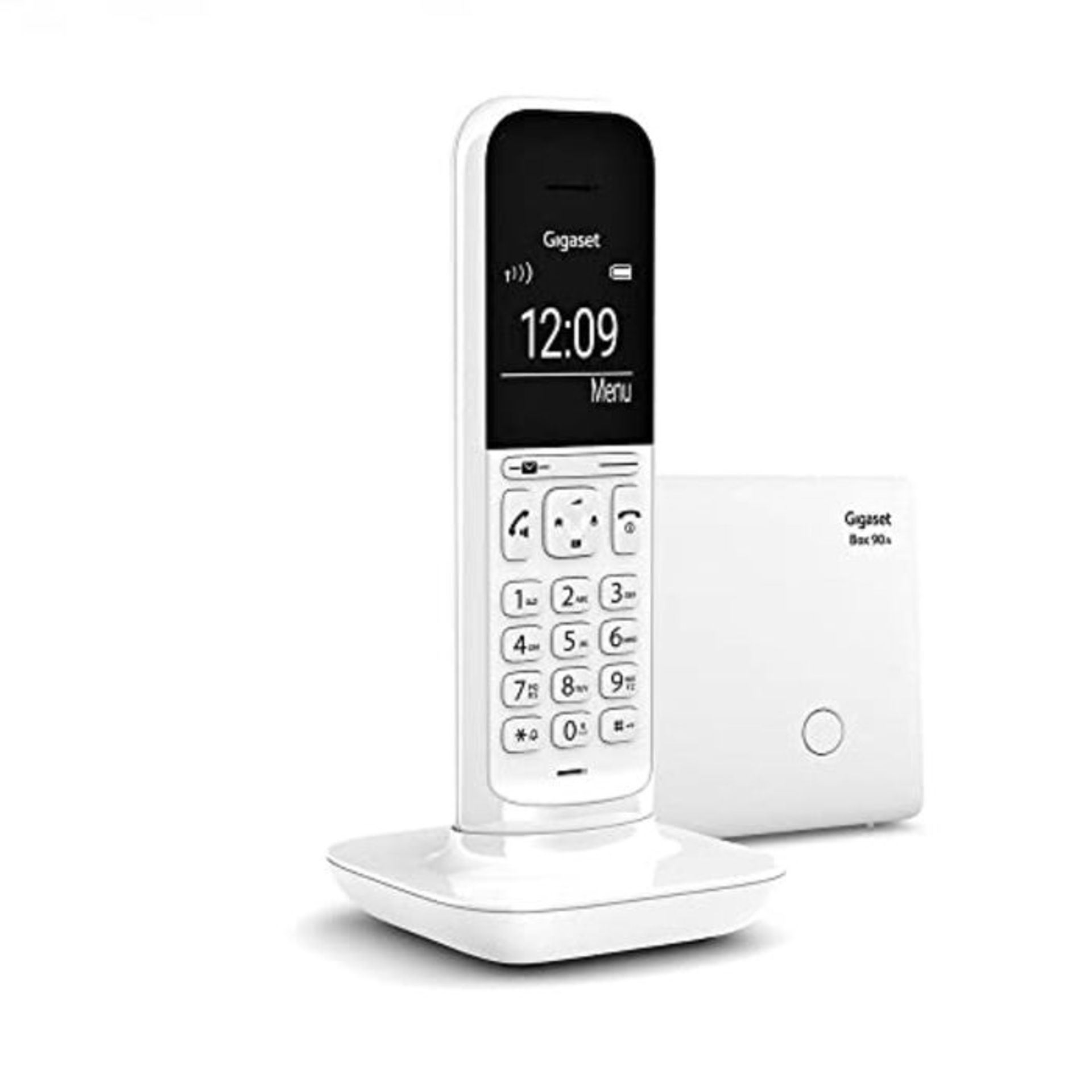 RRP £59.00 Gigaset CL390A Analog/DECT telephone White - Image 3 of 5