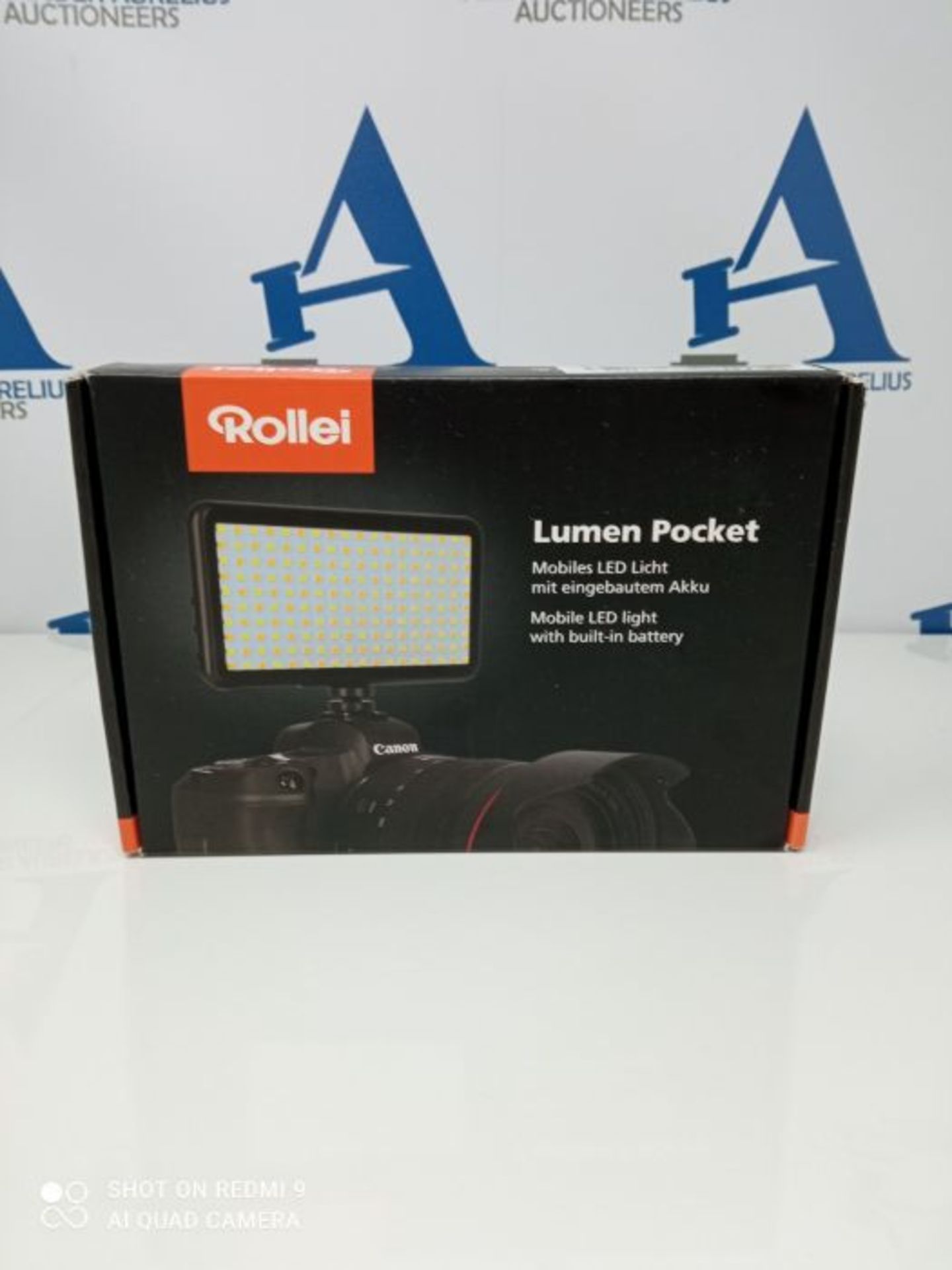 RRP £91.00 Rollei Lumen Pocket LED Photo Light I 12W LED Video Light in Smartphone Format I OLED - Image 2 of 6