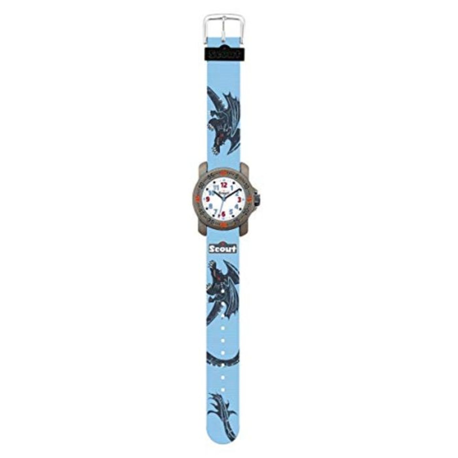 Scout Boy's Analogue Quartz Watch with Fabric Band Strap 1 - Image 3 of 5