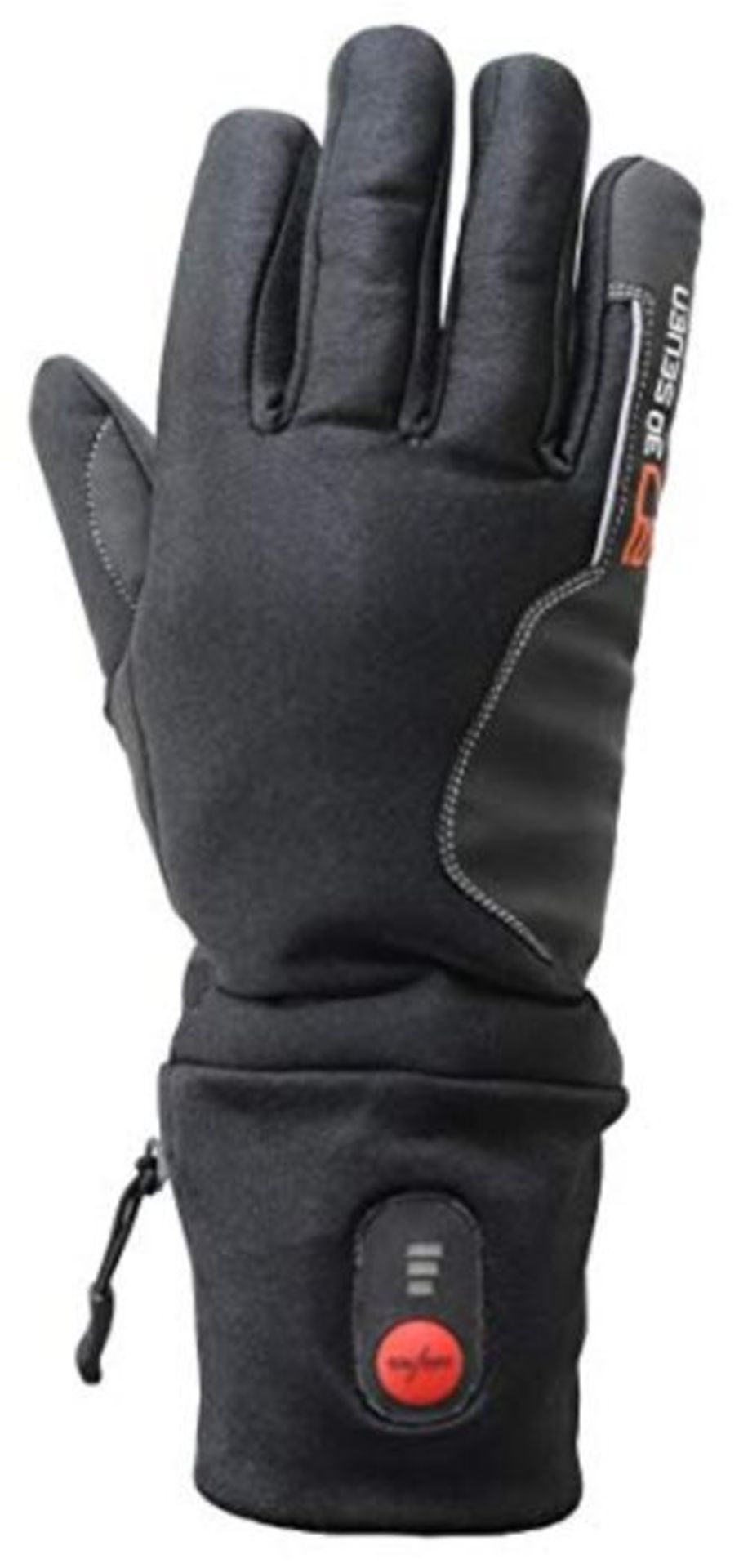 RRP £103.00 30seven 050-297 Unisex Adult Leather Gloves, Black, Size 8