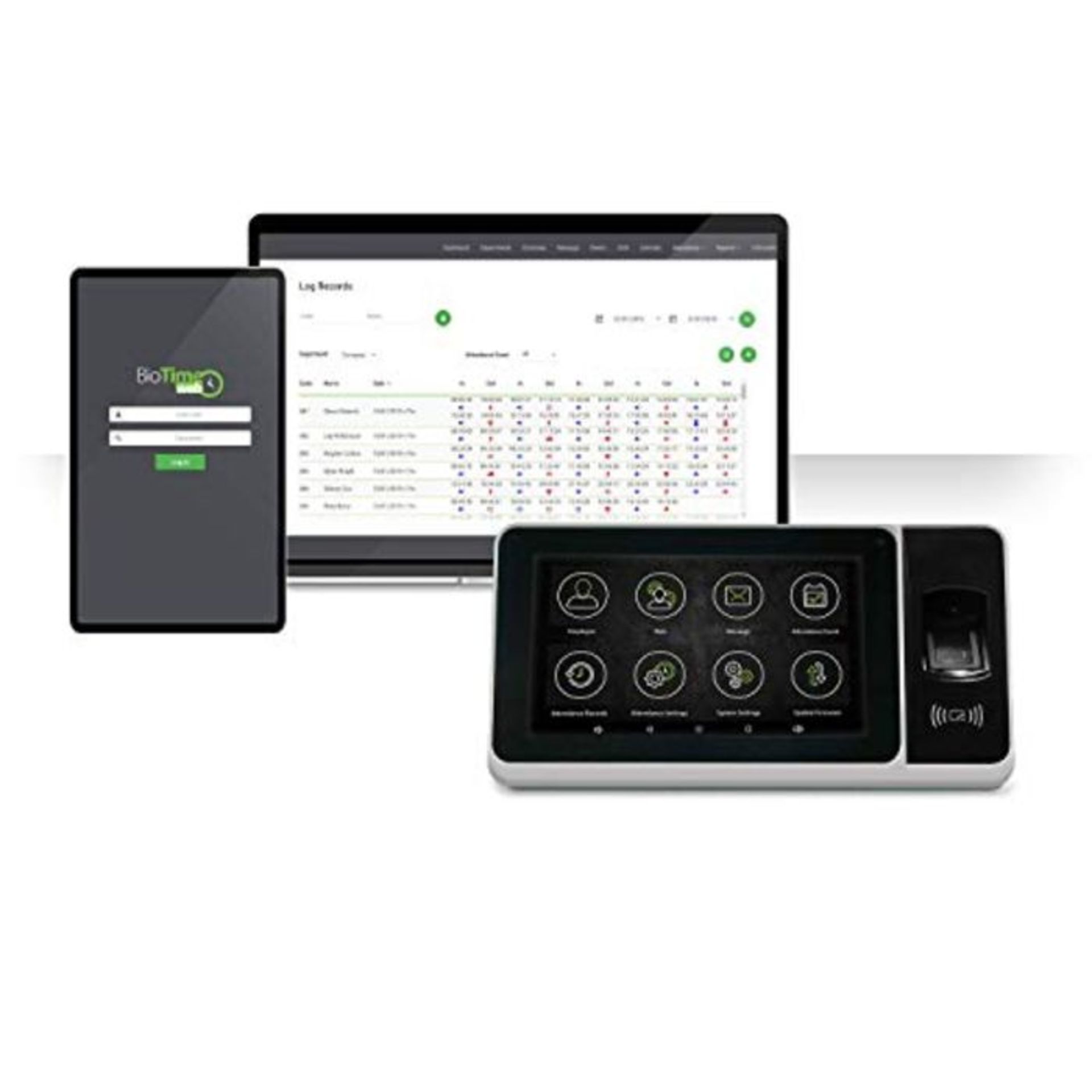RRP £345.00 Fingerprint+RFID Time Attendance Machine Plug&Play -ZPad Plus ZKTeco- Biometric WiFi A - Image 3 of 4