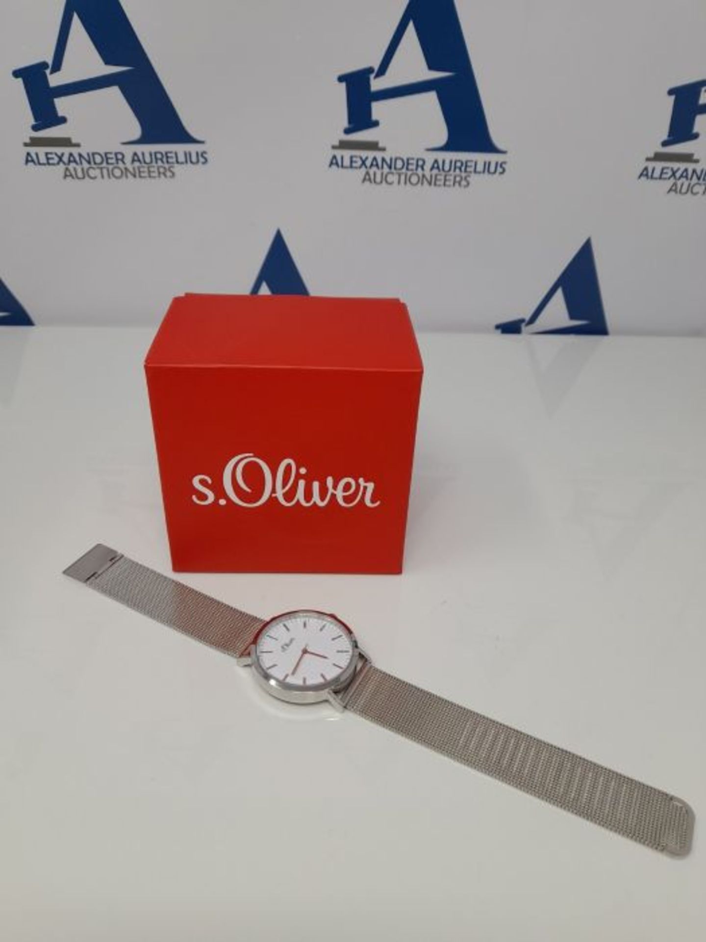 s.Oliver women's analogue quartz wristwatch with stainless steel bracelet SO-3145-MQ - Image 3 of 6