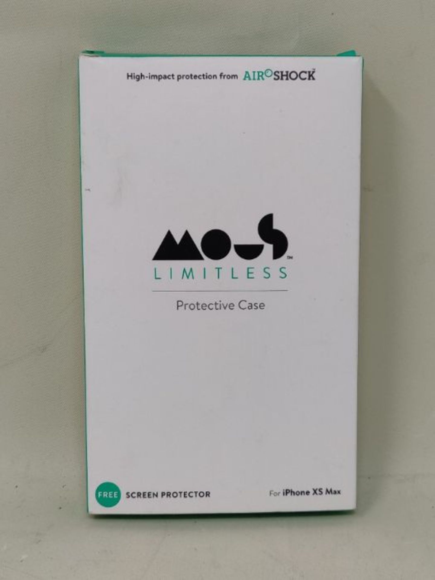Mous - Protective Case for iPhone XS Max - Limitless 2.0 - Walnut - Screen Protector I - Image 2 of 3