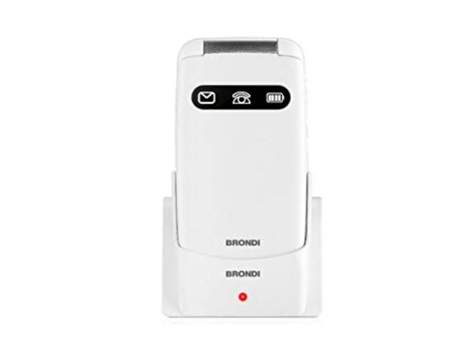 RRP £65.00 Brondi Amico Favoloso, Telefono cellulare GSM per anziani con tasti grandi, tasto SOS