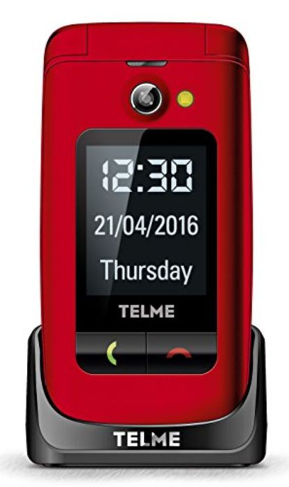 Emporia TELME X200 6.1 cm (2.4") 90 g Red Entry-level phone - TELME X200, Clamshell, S
