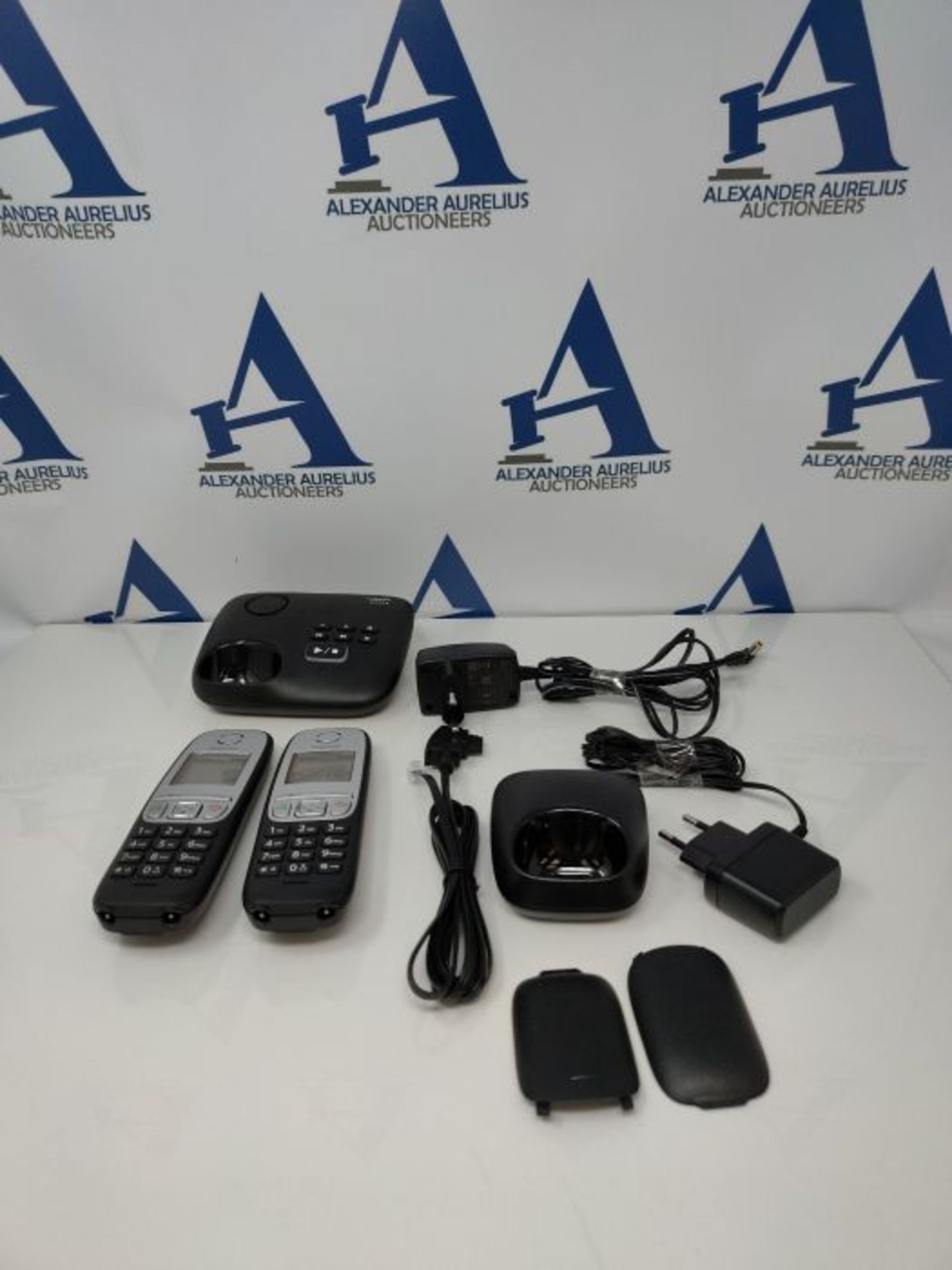 RRP £53.00 Gigaset A415A Duo Cordless Phone - Black [German Version] - Image 2 of 2