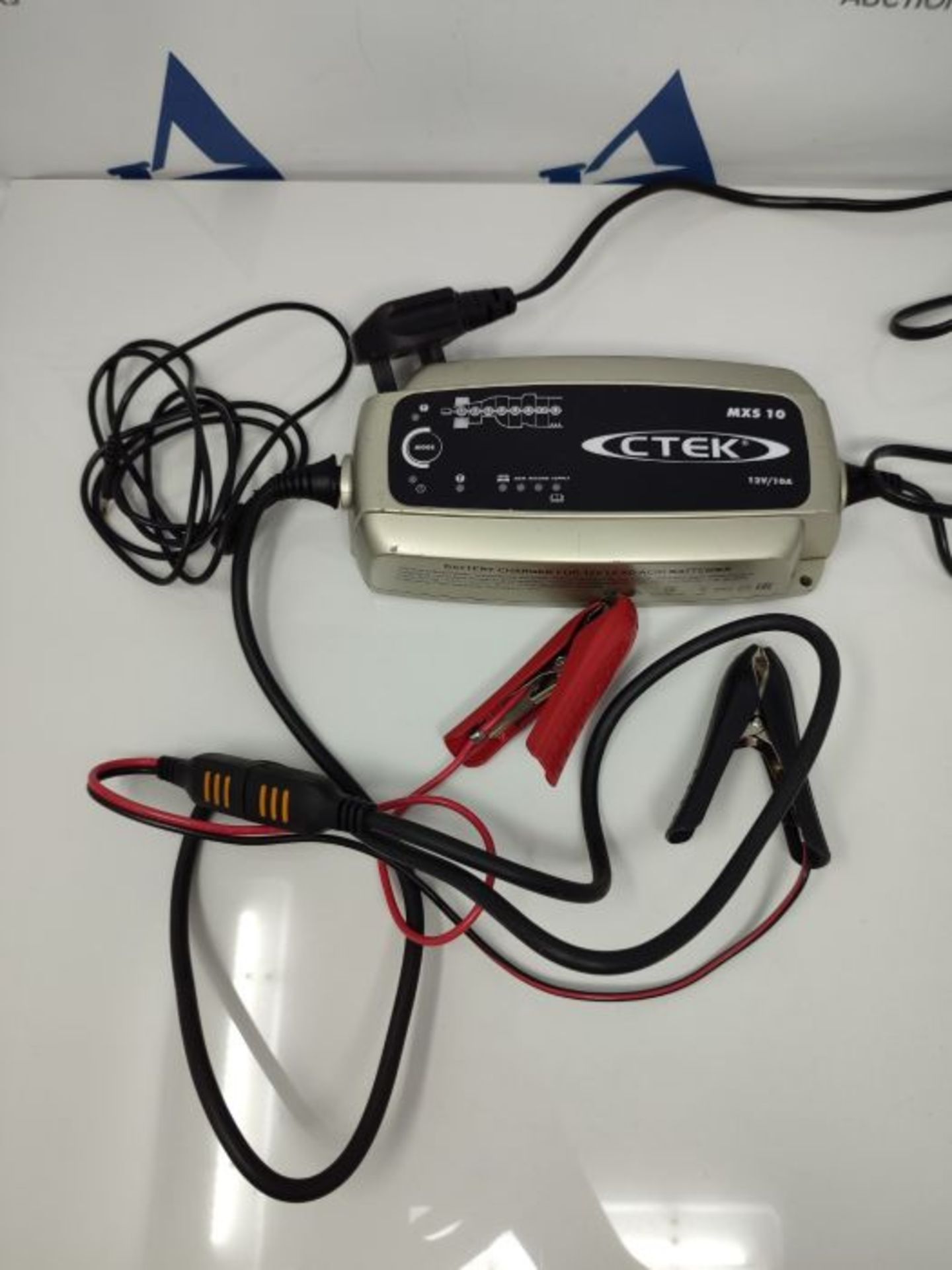 RRP £166.00 CTEK Multi MXS 10 10A 12V 8-Stage Battery Charger Conditioner - Image 3 of 3