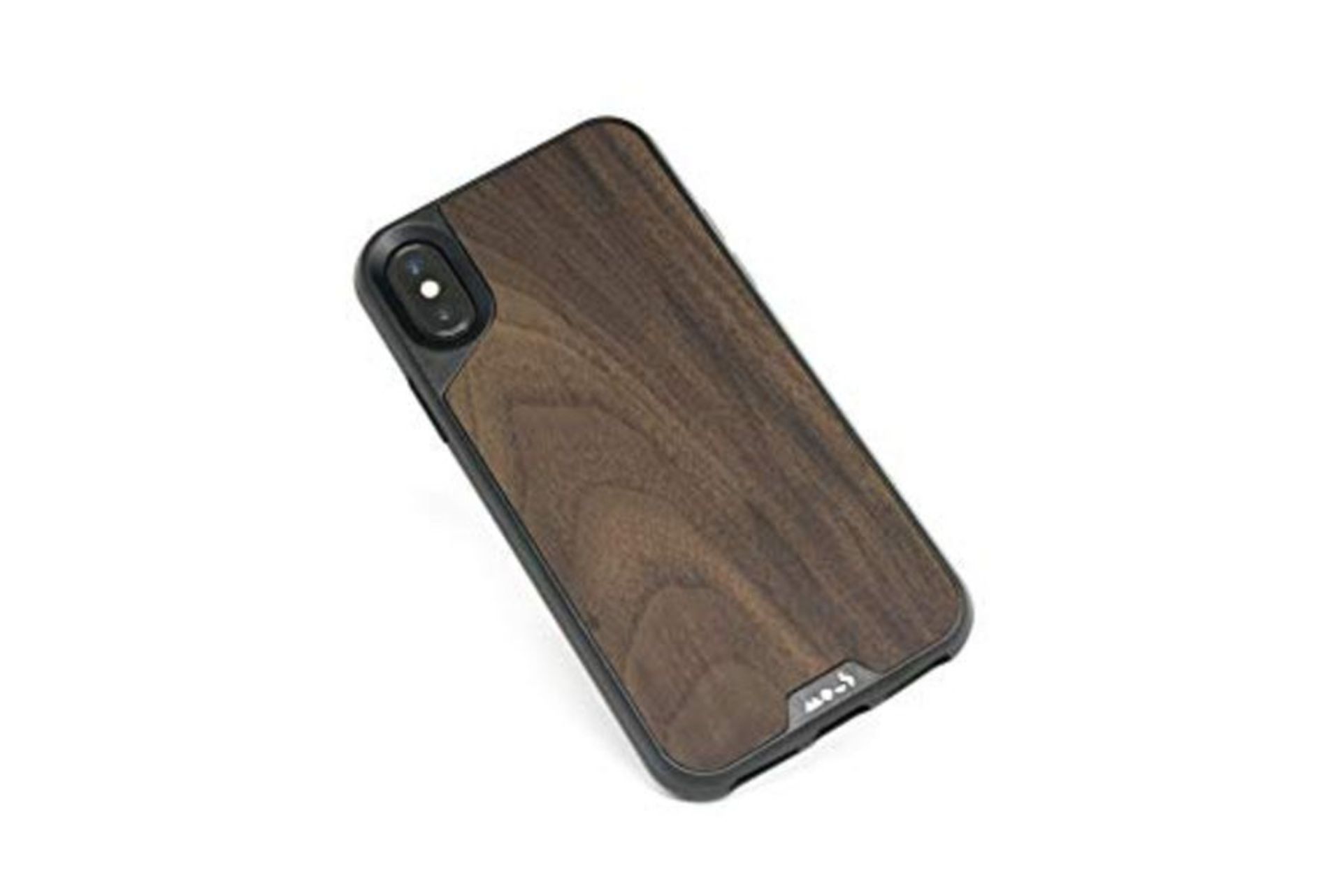 Mous - Protective Case for iPhone XS Max - Limitless 2.0 - Walnut - Screen Protector I