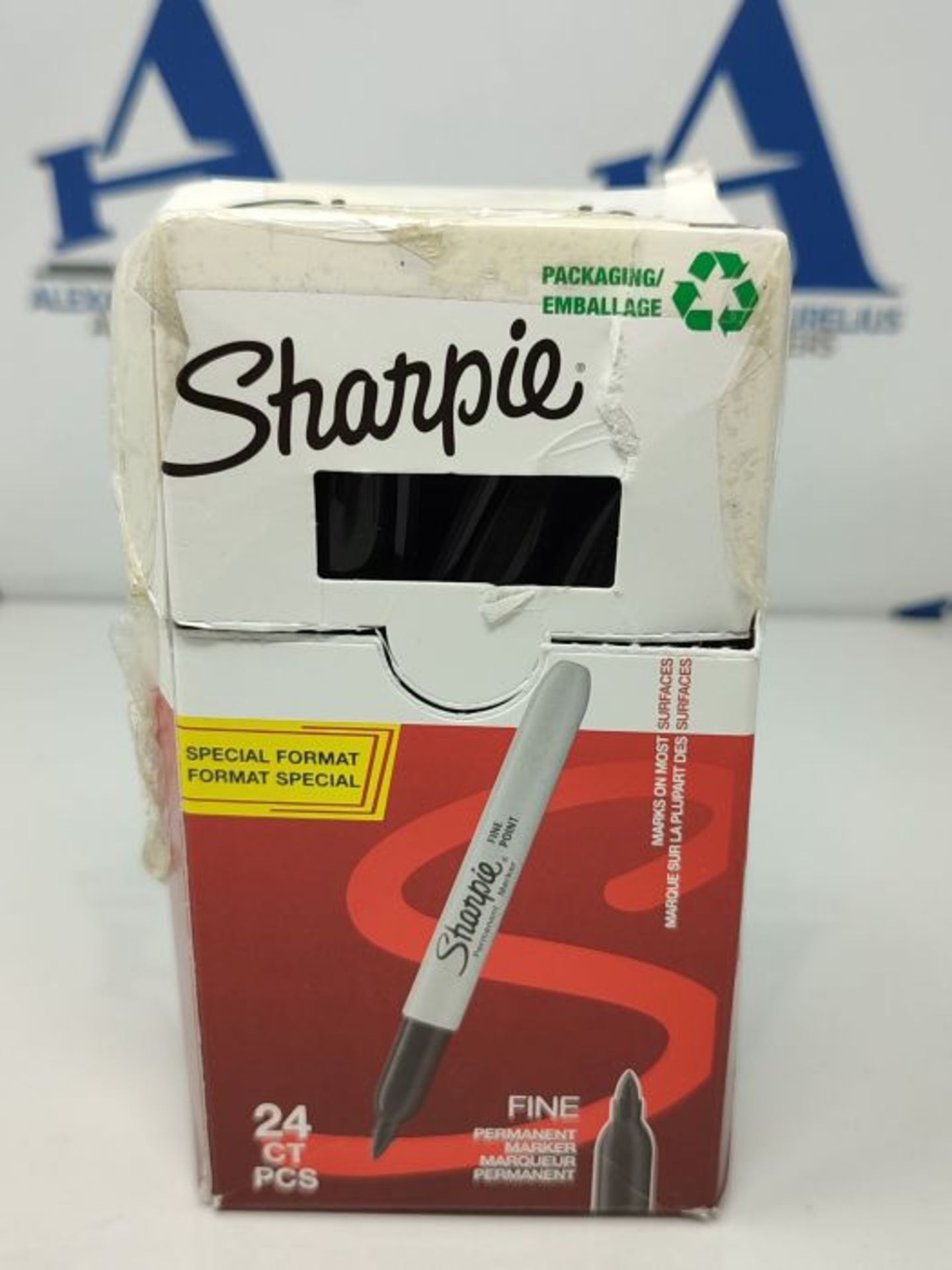 Sharpie Permanent Markers | Fine Point | Black | 24 Count - Image 2 of 3