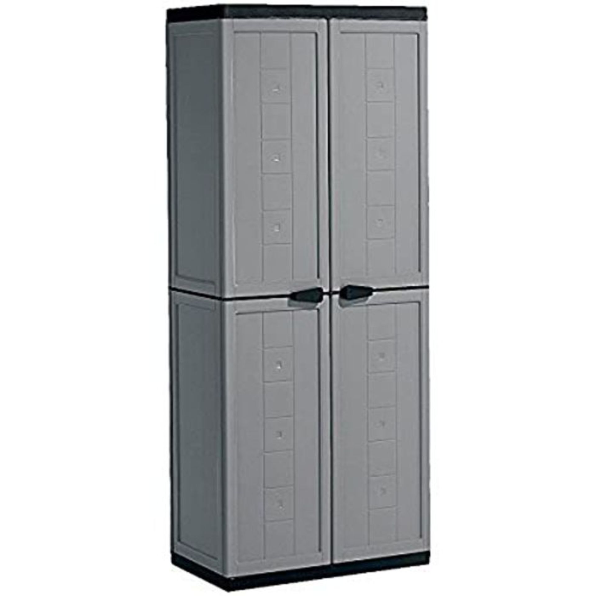 Kis Jolly 9732000 0444 01 Plastic Cupboard Tall Dark Grey/Black