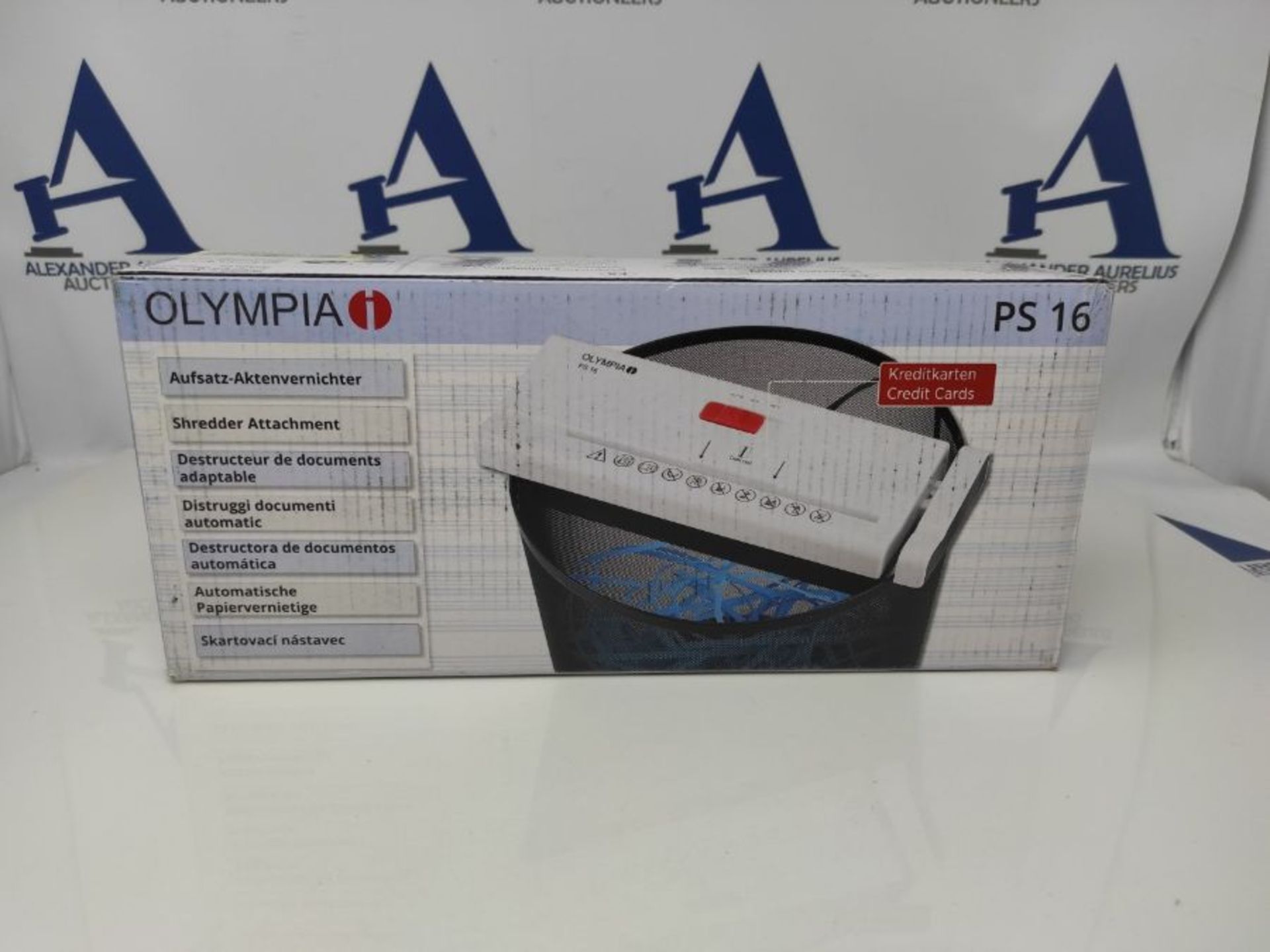 Olympia PS 16 shredder white - Image 2 of 3