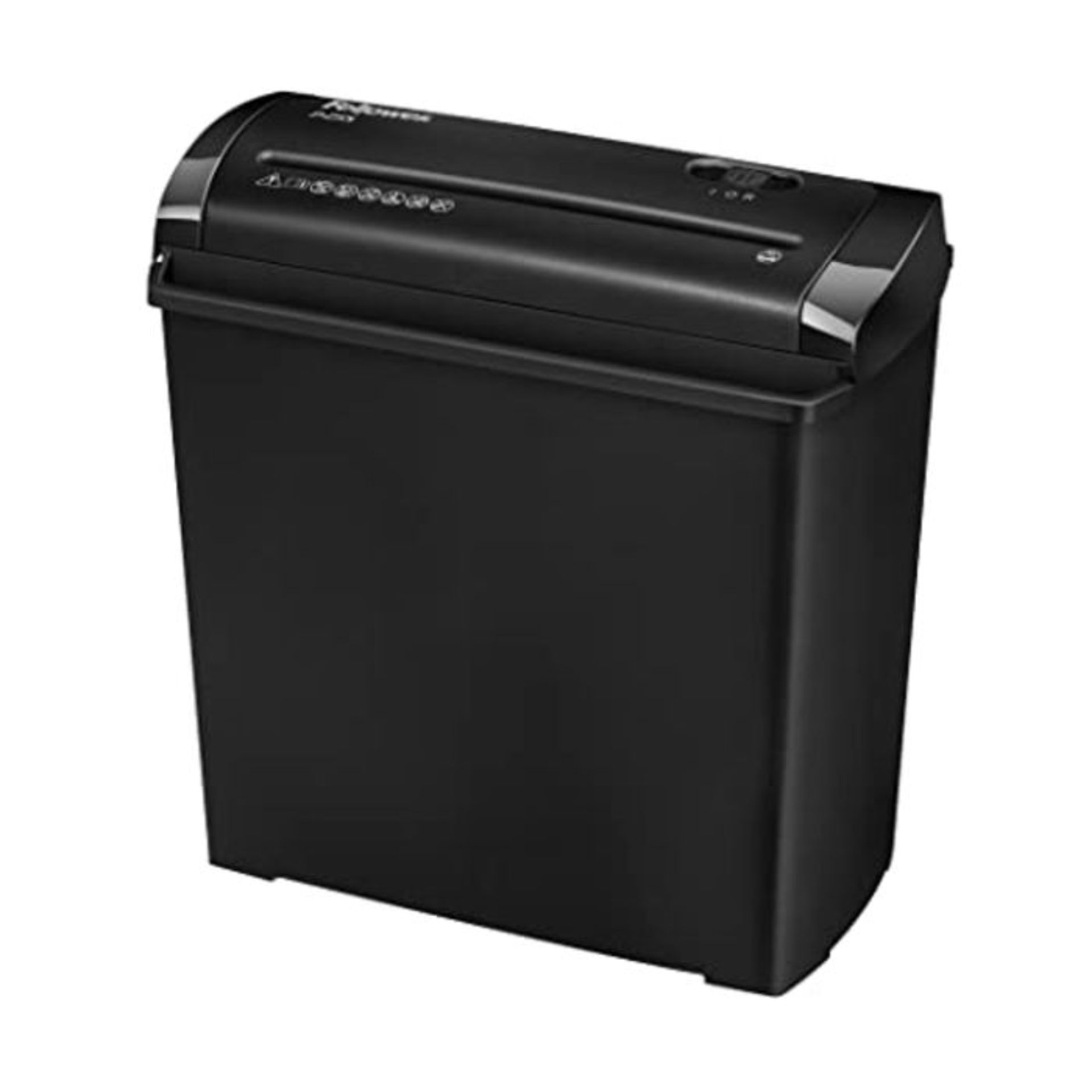 Fellowes P-25S Basic Security Strip Cut Personal Shredder, Shreds 5 A4 Sheets into an