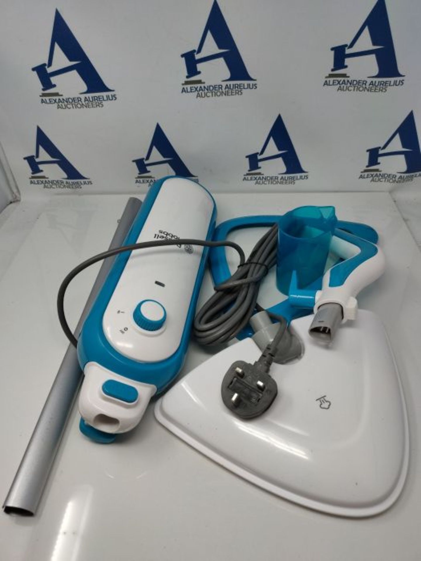 Russell Hobbs RHSM1001-G Steam and Clean Steam Mop White & Aqua - Free 2 year guarante - Image 3 of 3