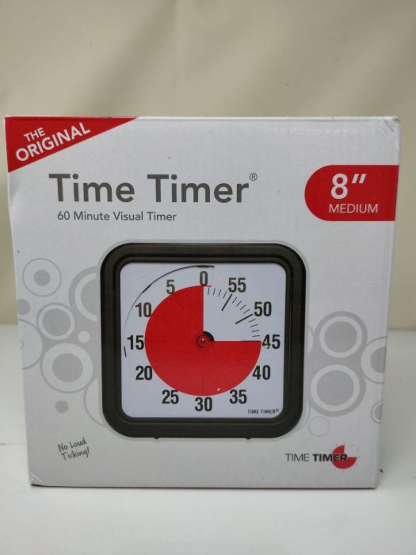 Time Timer Original Medium 20x20 cm; 60 Minute Visual Timer  Classroom or Meeting C - Image 3 of 3