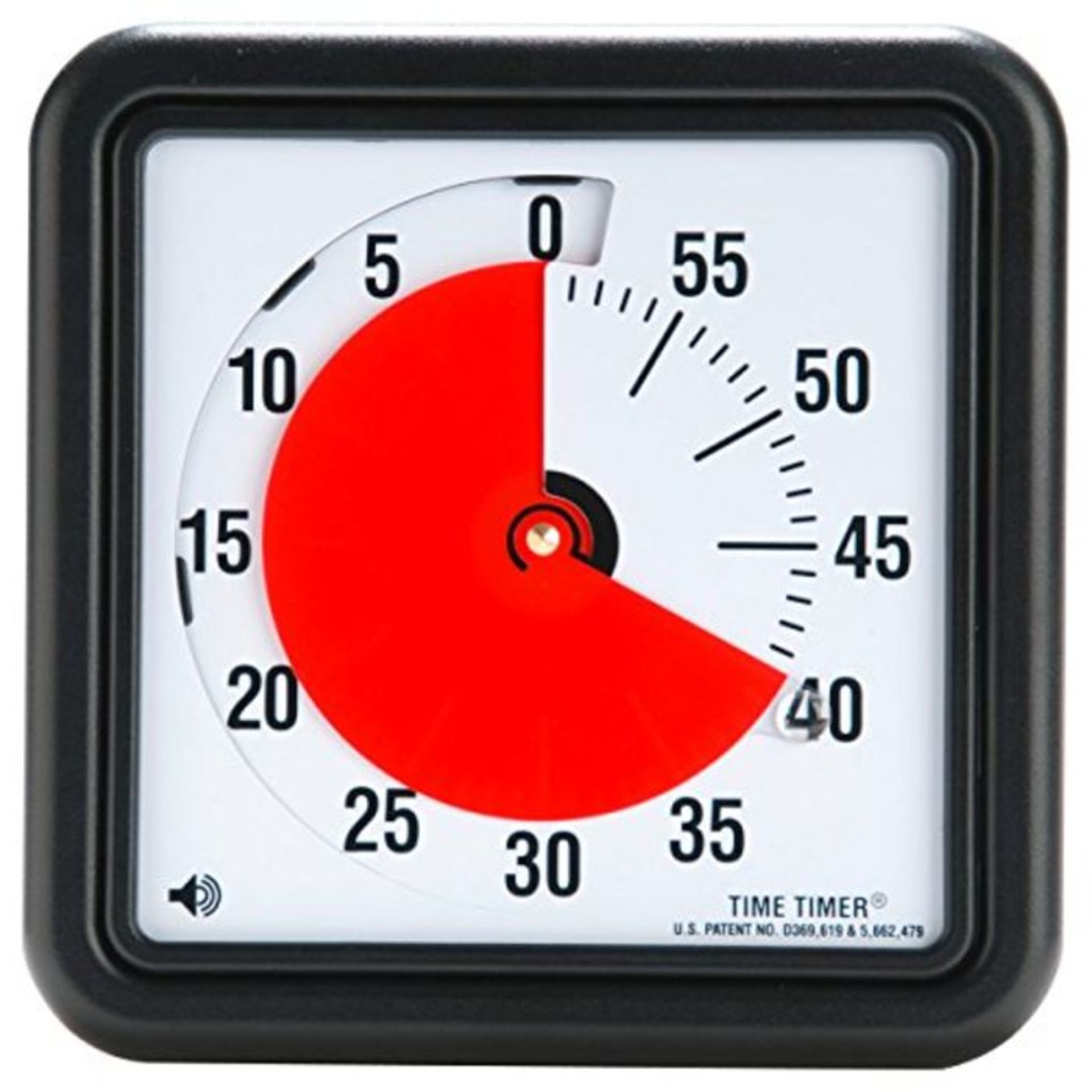 Time Timer Original Medium 20x20 cm; 60 Minute Visual Timer  Classroom or Meeting C