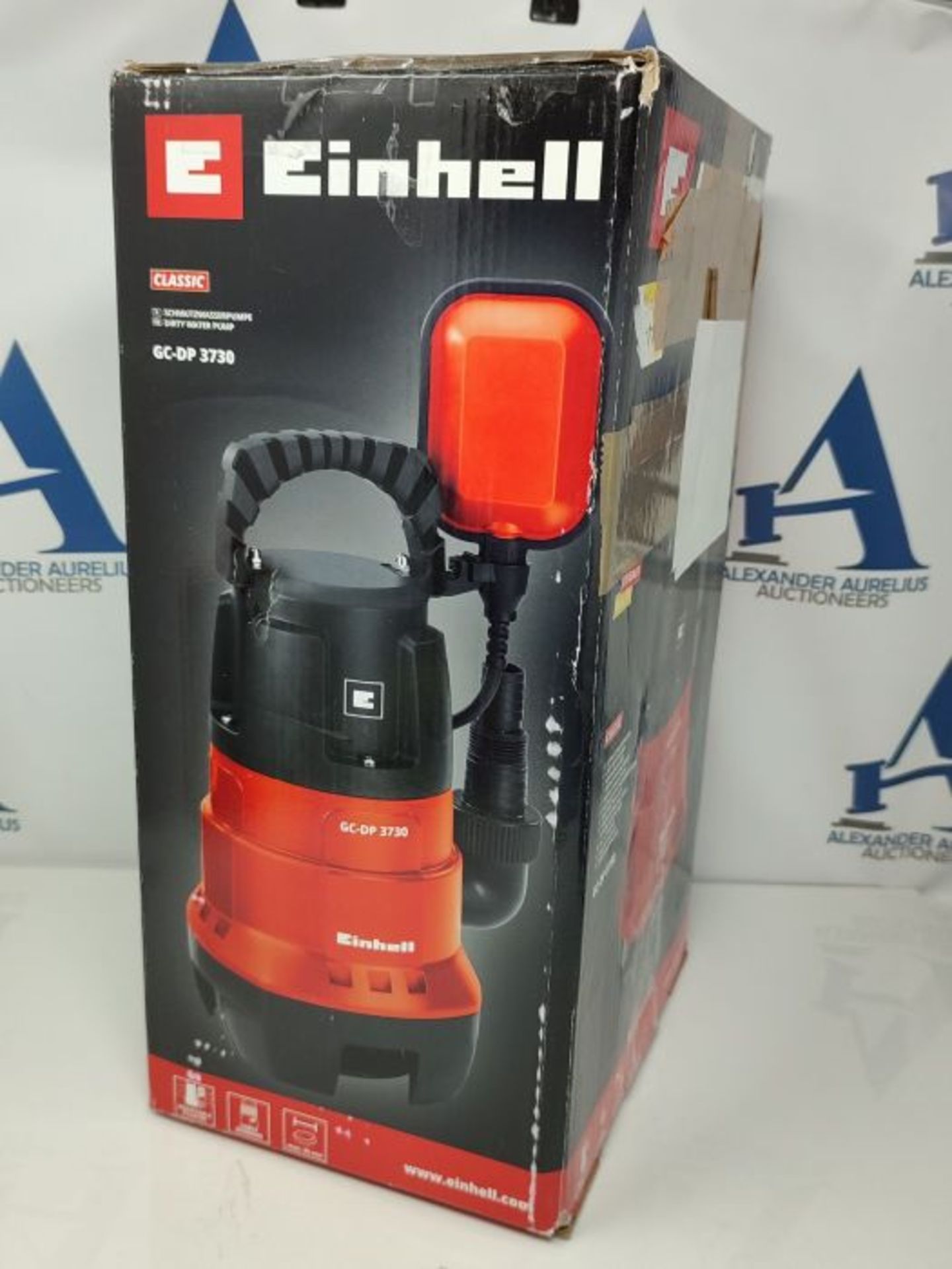 Einhell GC-DP 3730 Clean / Dirty Water Pump | 370W Submersible Pump, 9000 L/H, Float S - Image 3 of 4