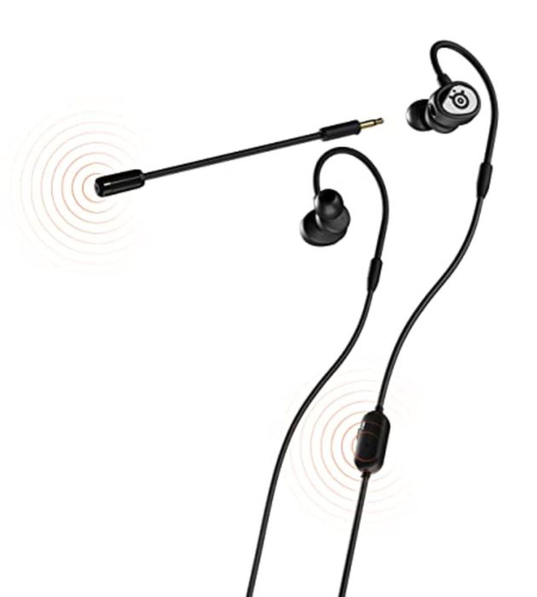 SteelSeries Tusq - In-Ear Mobile Gaming Headset - Dual Microphone With Detachable Boom