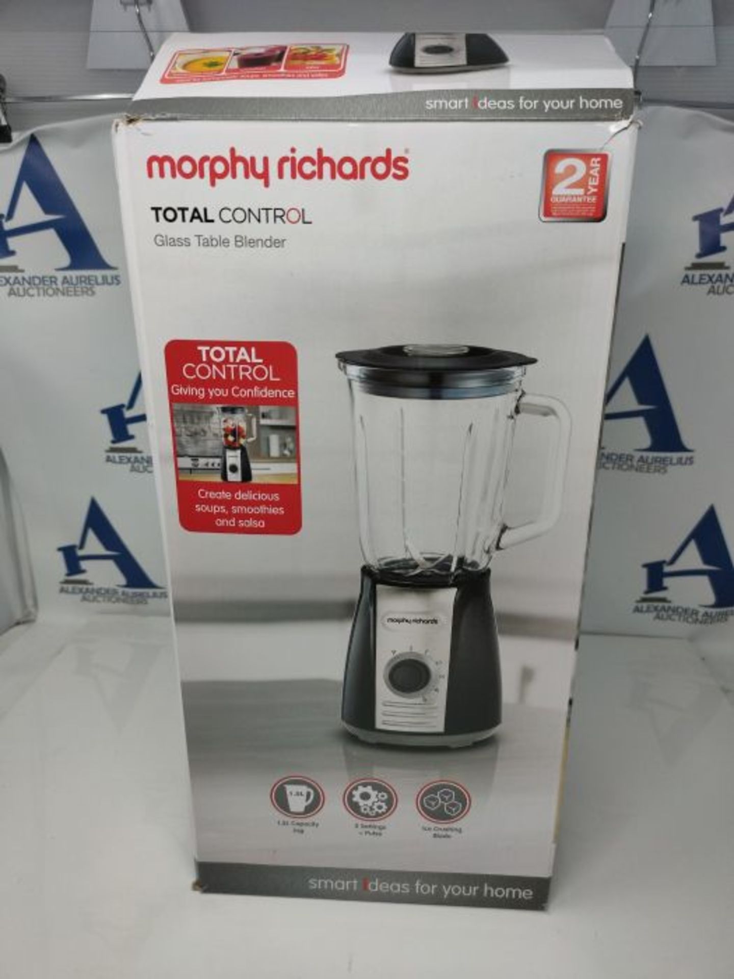 Morphy Richards 403010 Jug Blender with Ice Crusher Blades Inspire Kitchen Confidence, - Image 2 of 3