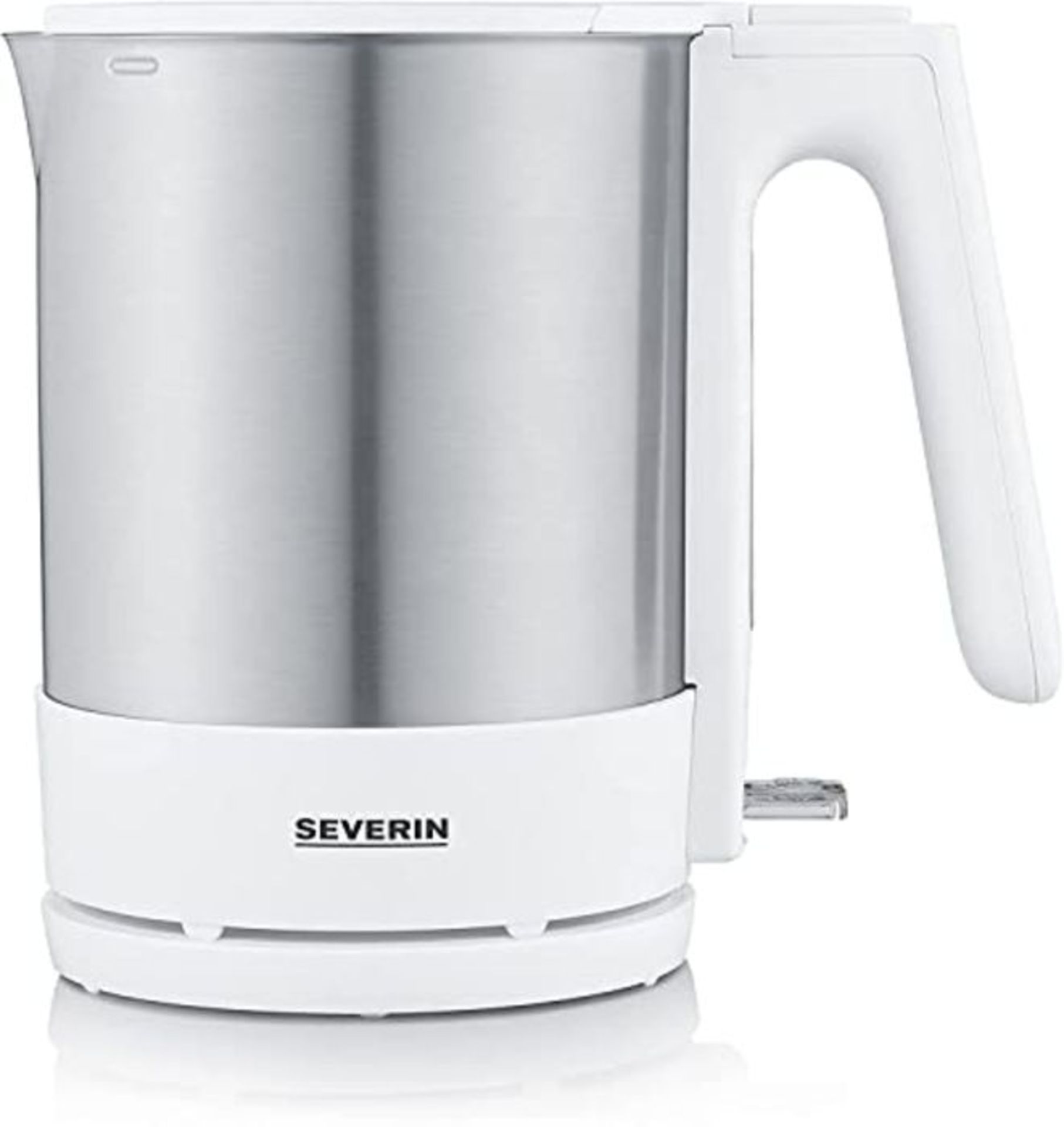 Severin WK 3419 electric kettle 1.7 L Stainless steel,White 2200 W WK 3419, 1.7 L, 220