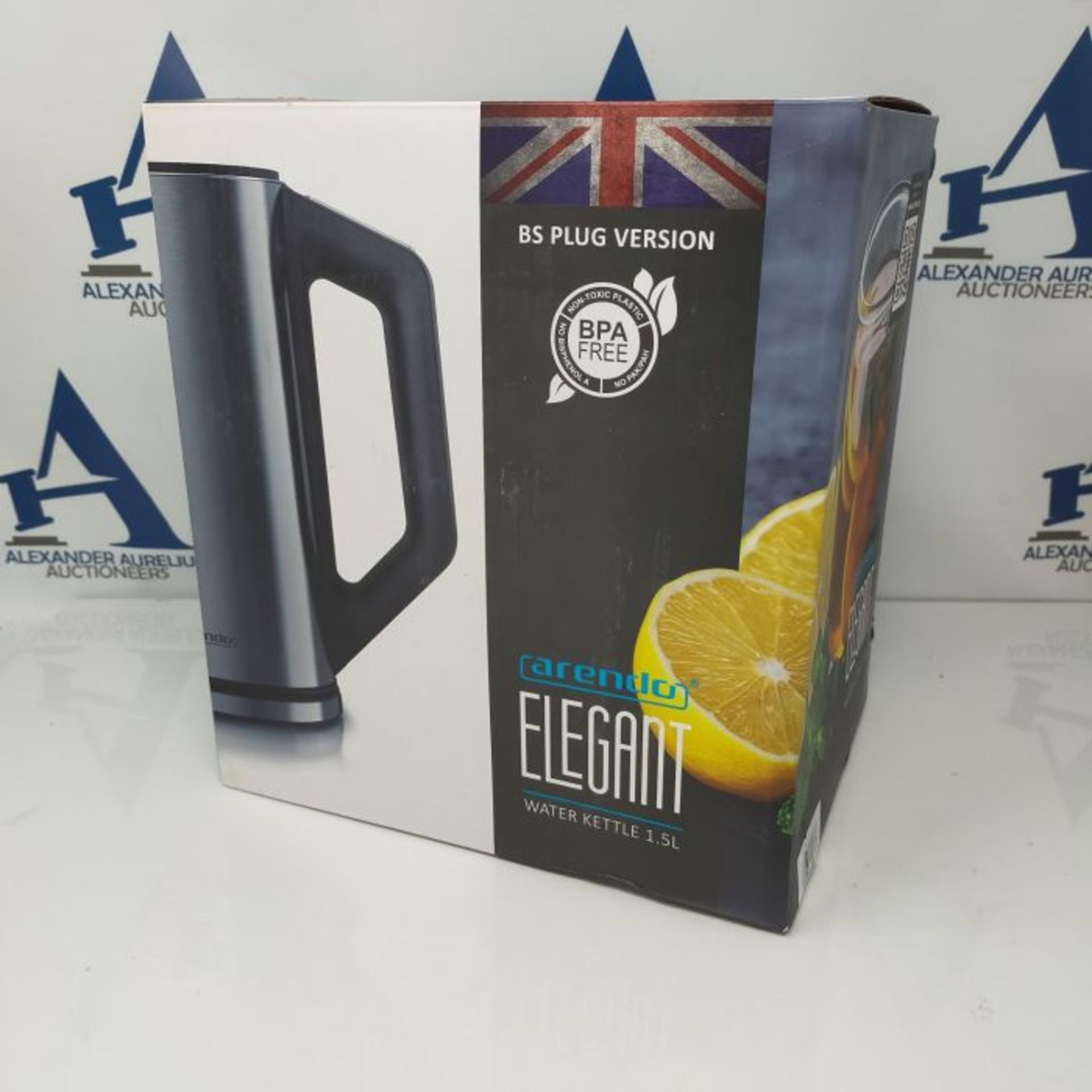 Arendo - Electric Kettle 1.5 L Cordless - Energy Saving due to Temperature Control fro - Image 2 of 3