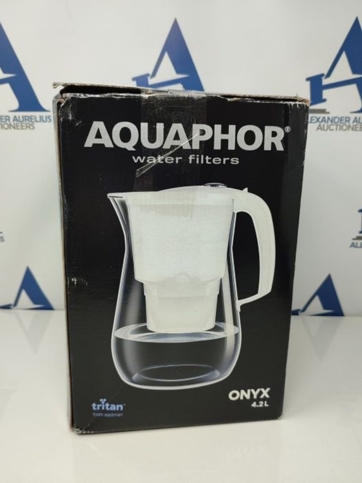 AQUAPHOR Onyx Water Filter Jug 4.2L, for reduction of limescale, Chlorine and other im - Image 2 of 3