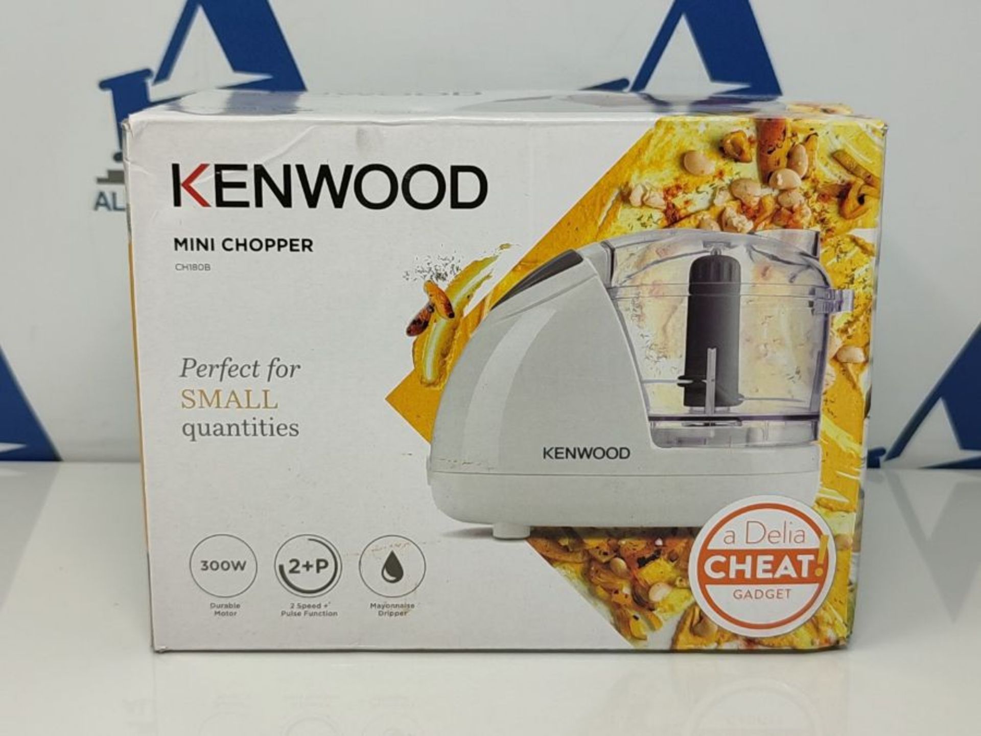 Kenwood Mini Chopper, 0.35 Litre Dishwasher Safe Bowl, 2 Speeds, Rubber Feet for Food - Image 2 of 3
