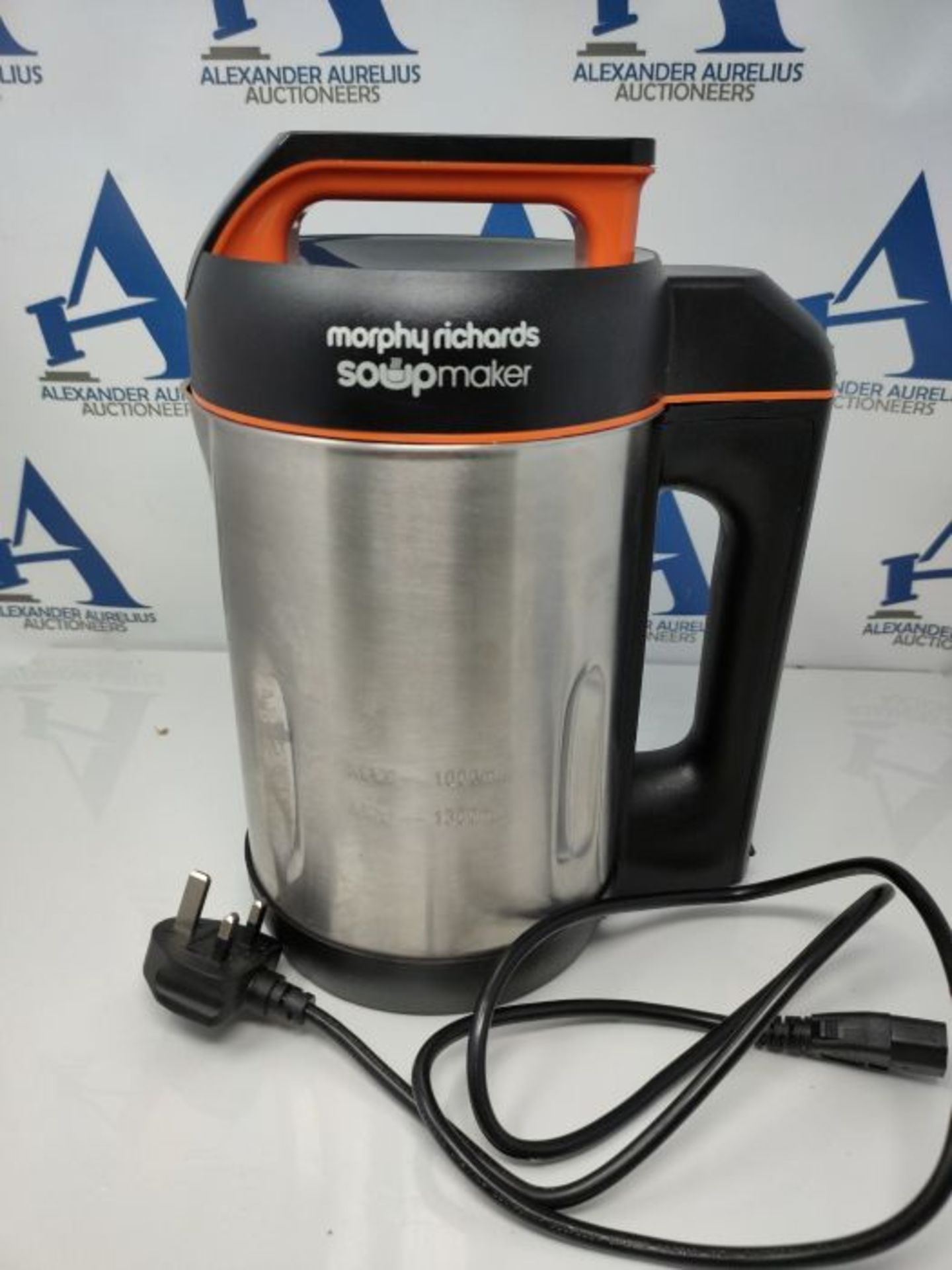 RRP £84.00 Morphy Richards Soup Maker - Metal - 1.6L - Stainless Steel - 501022 - Image 2 of 3