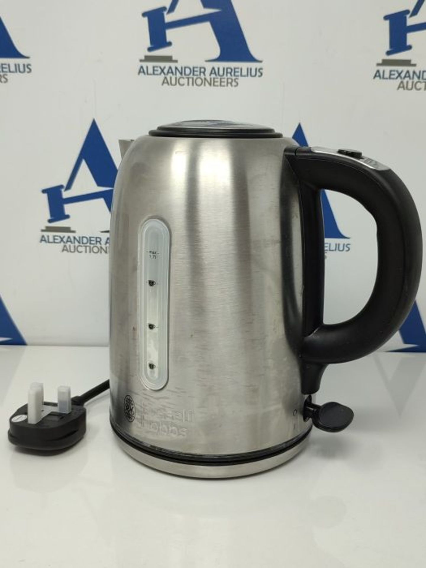 Russell Hobbs 20460 Quiet Boil Kettle, Brushed Stainless Steel, 3000W, 1.7 Litres - Image 3 of 3