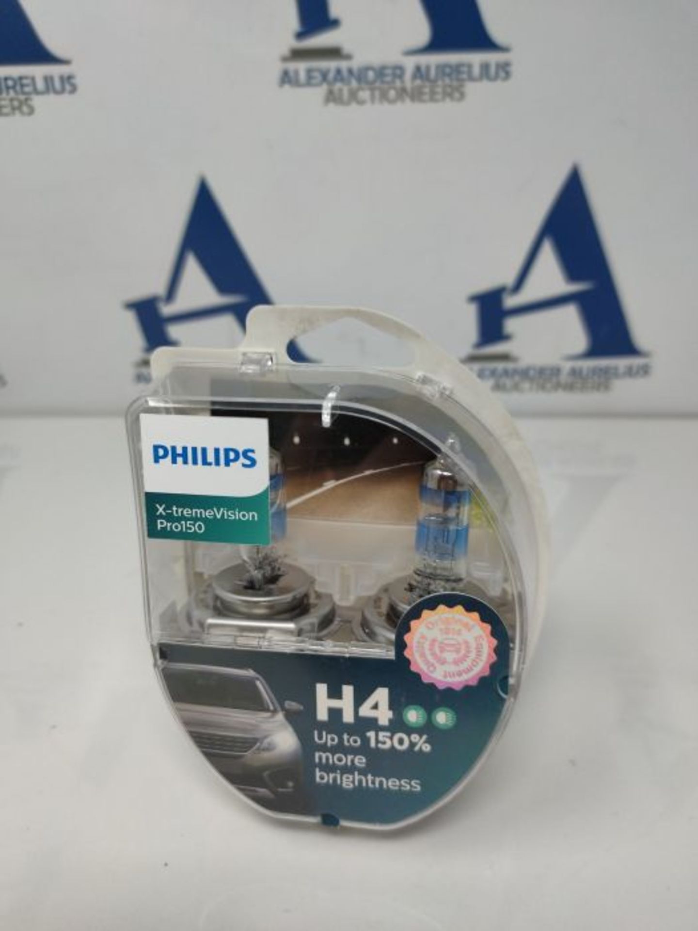 Philips X-tremeVision Pro150 H4 car headlight bulb +150%, set of 2 - Image 2 of 3