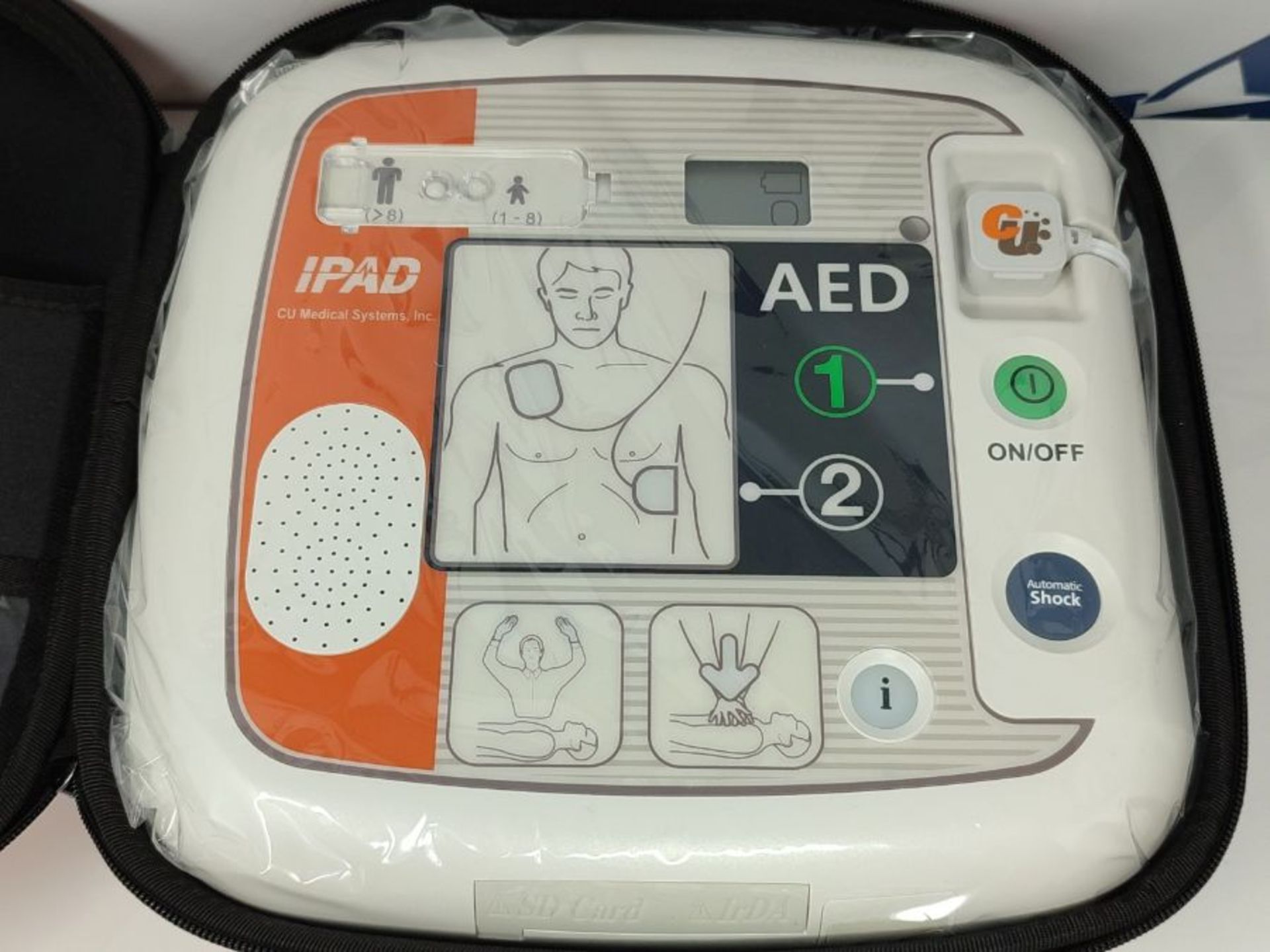 RRP £1206.00 iPAD SP1 AED Fully Automatic Defibrillator - Image 3 of 3